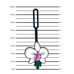 LEGO set 5009523-1 Orchid Bag Tag - Image 3