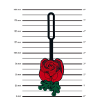 LEGO set 5009524-1 Rose Bag Tag - Image 3