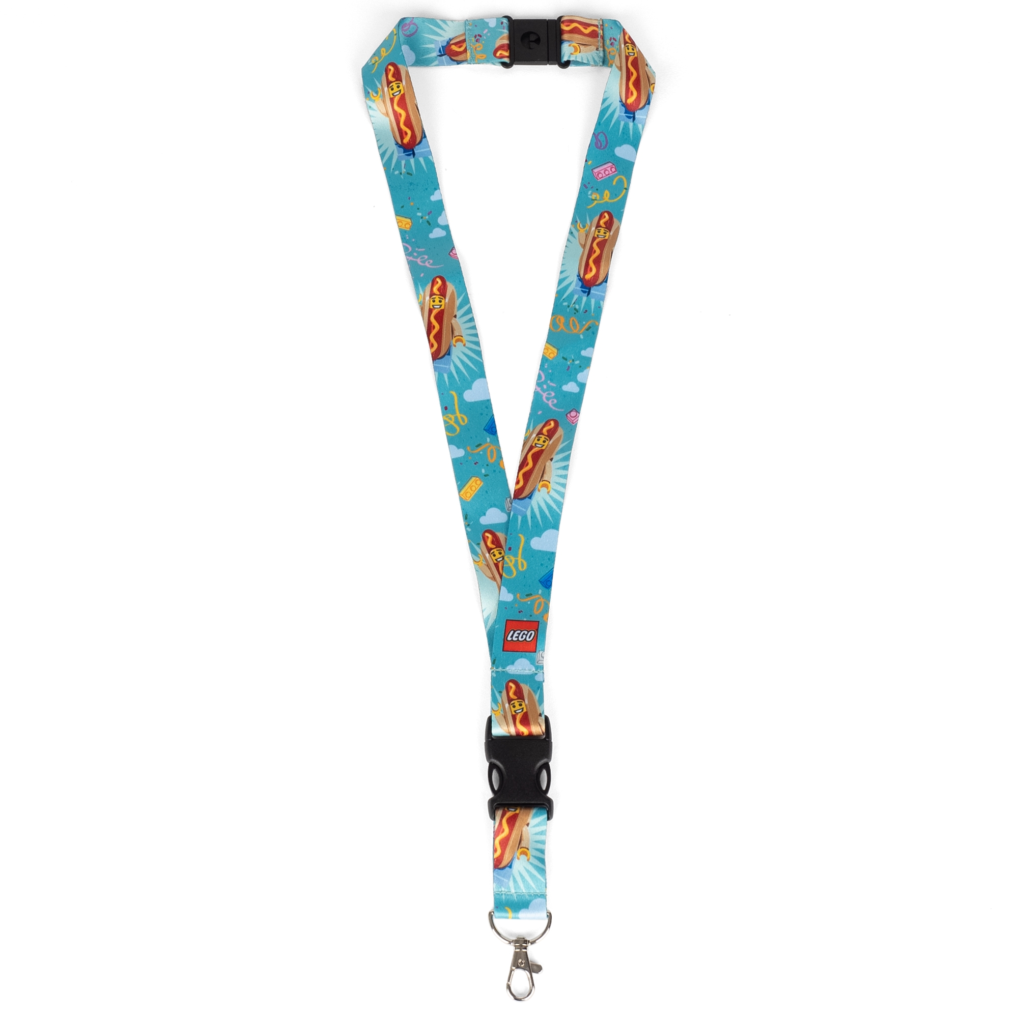 LEGO set 5009544-1 Hot Dog Guy Lanyard - Image 1