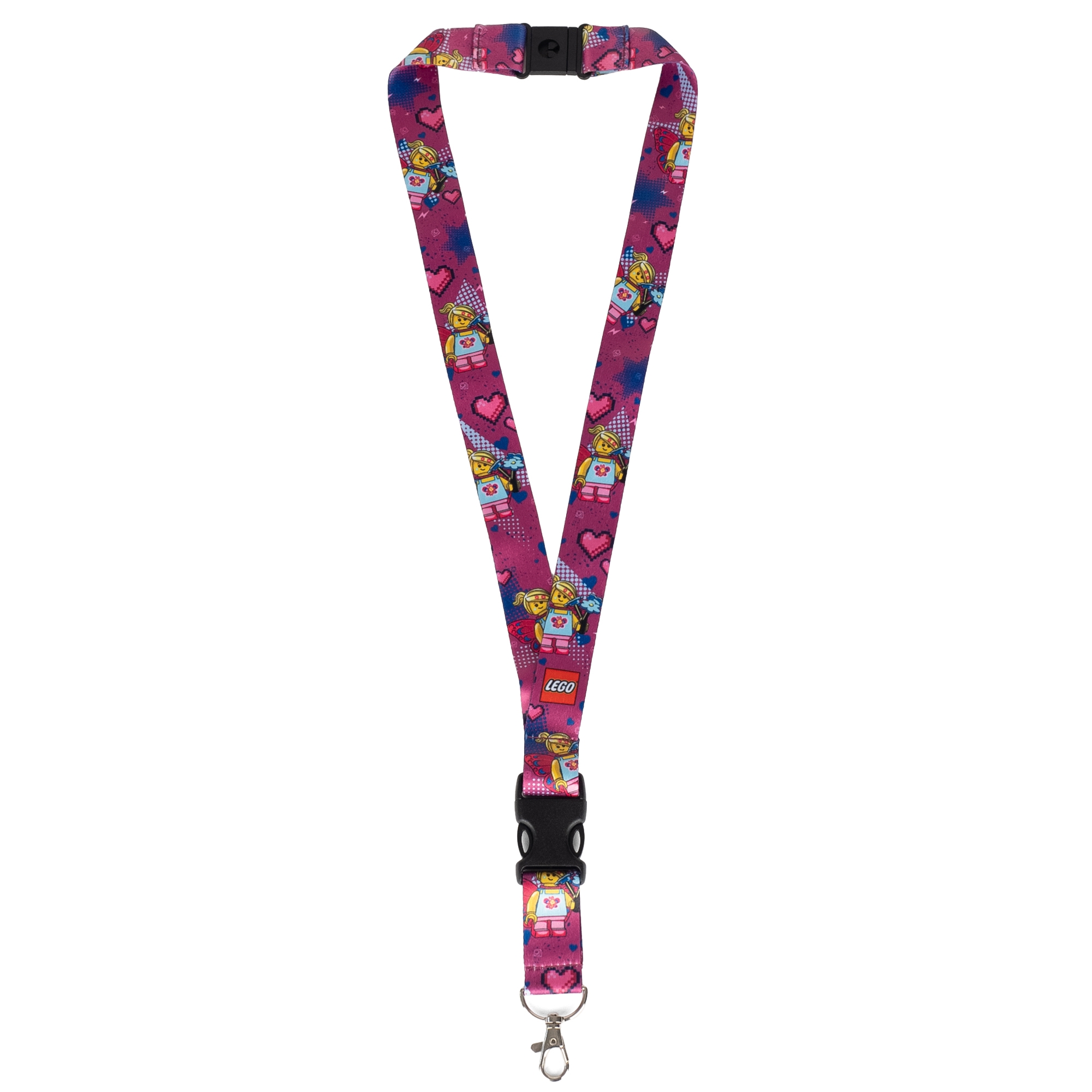LEGO set 5009545-1 Butterfly Girl Lanyard - Image 1