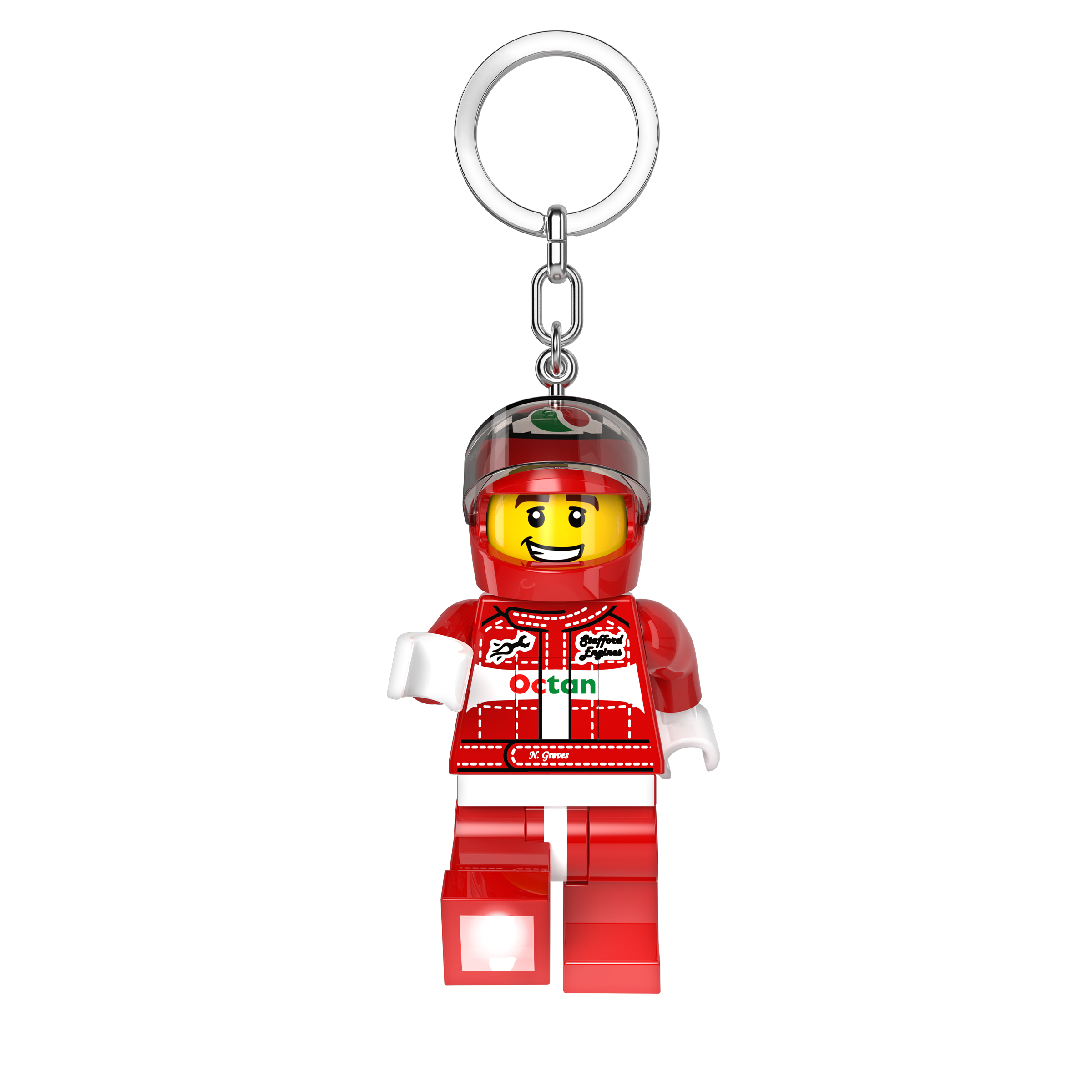 LEGO set 5009631-1 Race Car Driver Key Light - Image 1