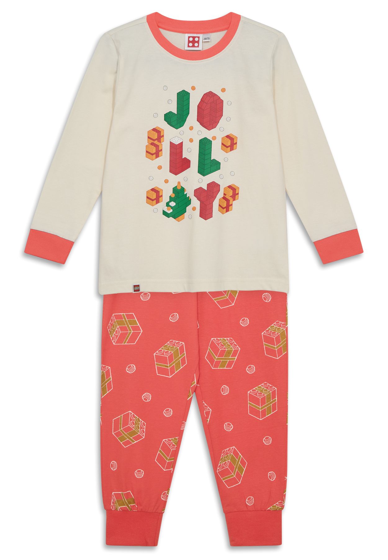 LEGO set 5009956-1 Kids Christmas Pajamas – Off White - Image 1