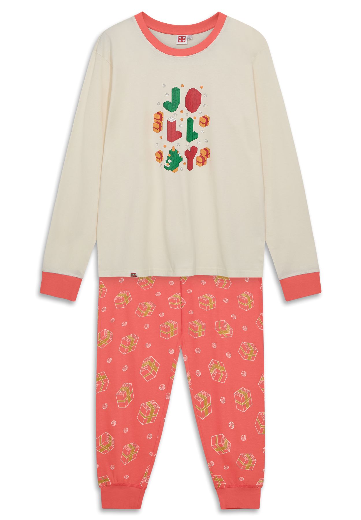 LEGO set 5009958-1 Adults Christmas Pajamas – Off White - Image 1