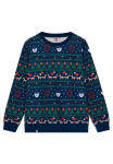 LEGO set 5009960-1 Adults Christmas Sweatshirt - Dark Blue - Image 1