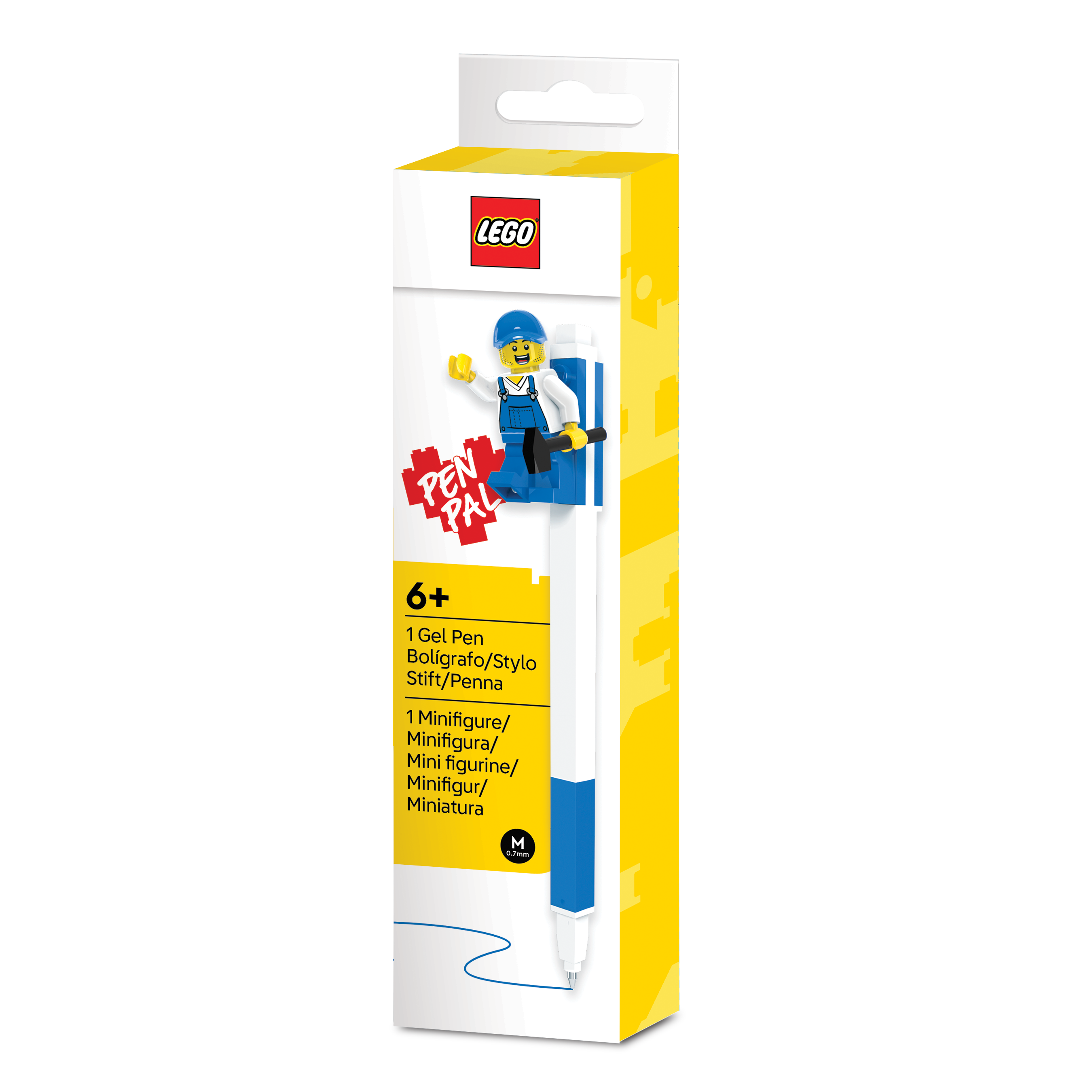 LEGO set 5010102-1 Pen Pal Gel Pen with Minifigure (Blue) - Image 1