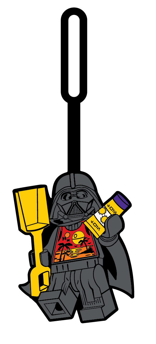 LEGO set 5010228-1 Darth Vader Vacation Bag Tag - Image 1