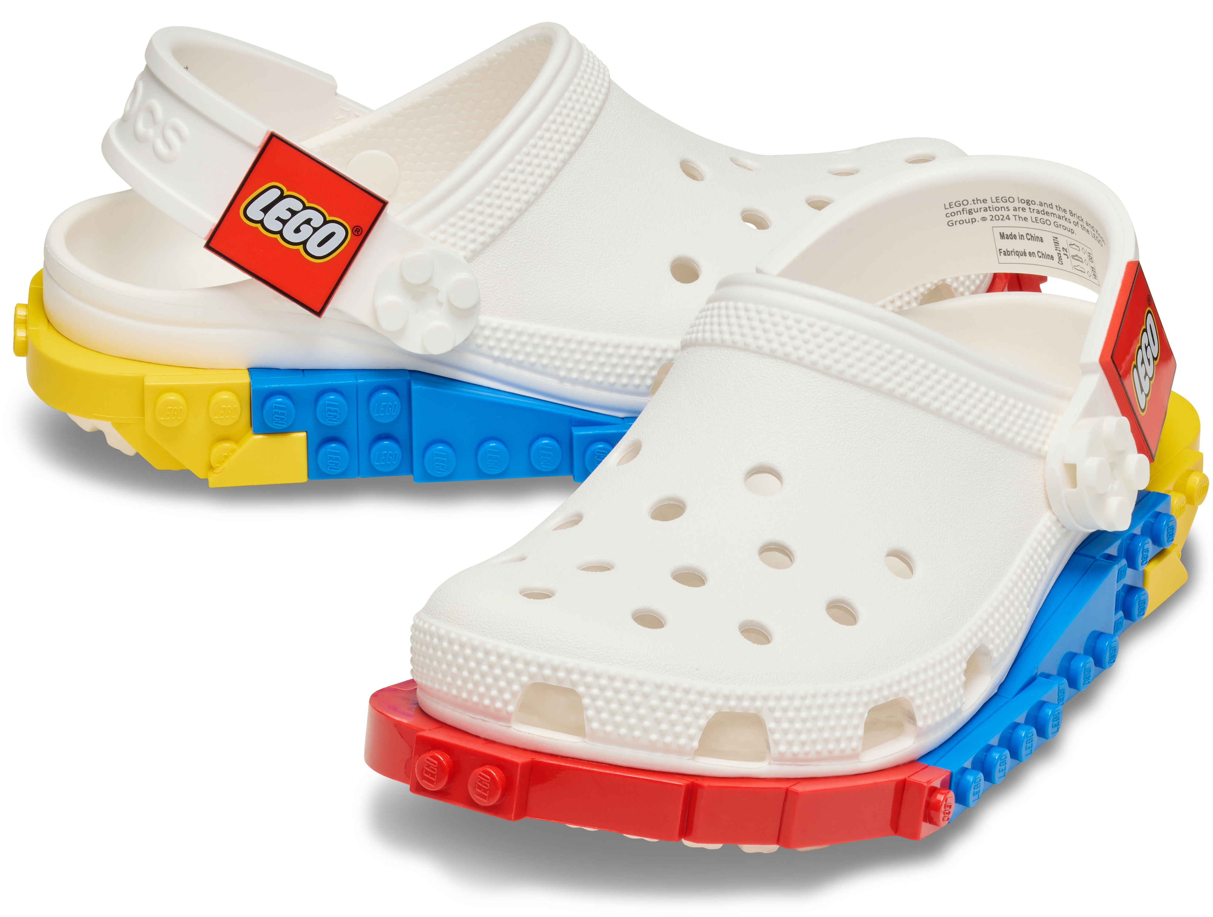 LEGO set 5010345-1 Kids’ Creativity Clogs - White - Image 1