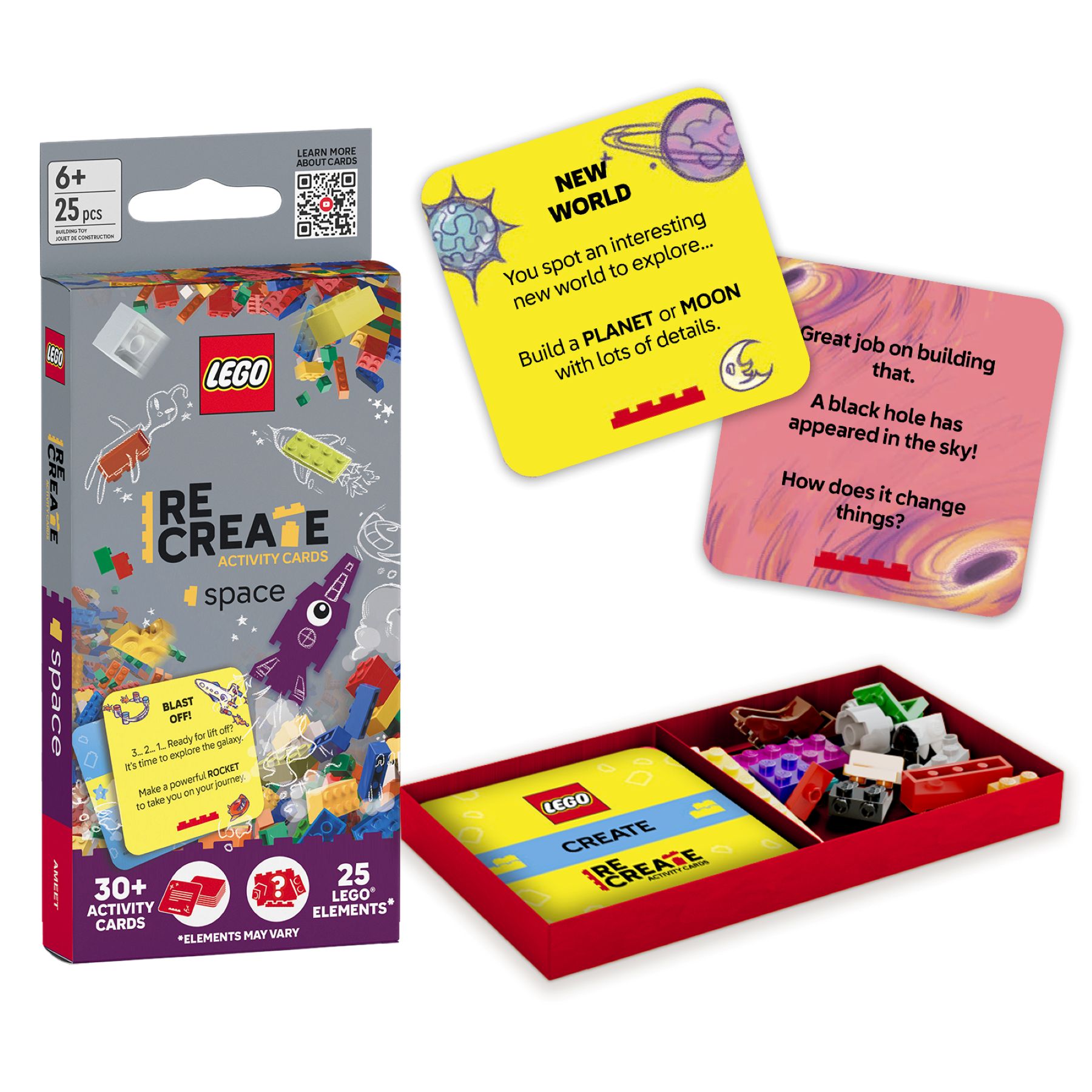 LEGO set 5010355-1 ReBuild Activity Cards: Space - Image 1