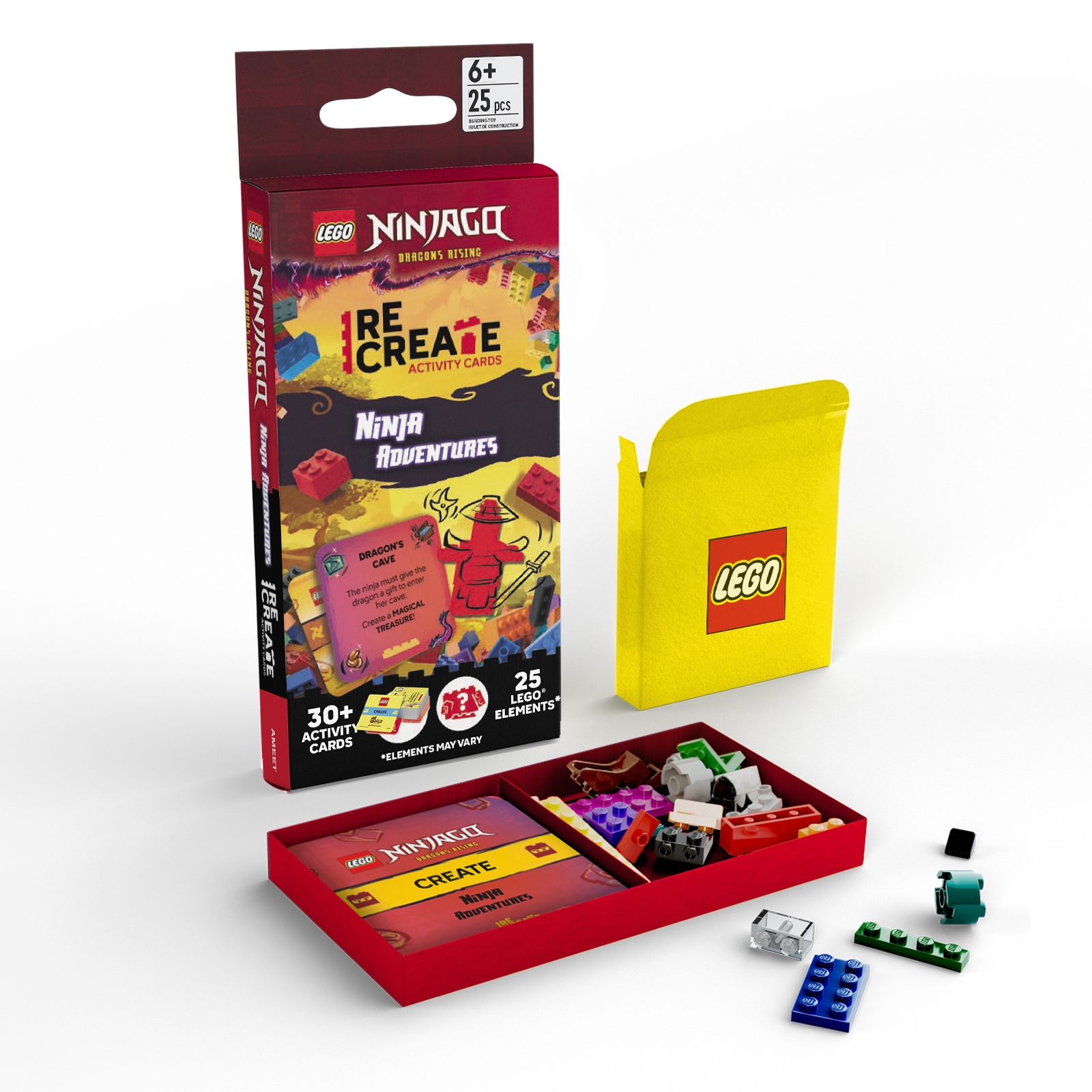 LEGO set 5010361-1 Ninjago: Dragons Rising: ReCreate Activity Cards: Ninja Adventures - Image 1