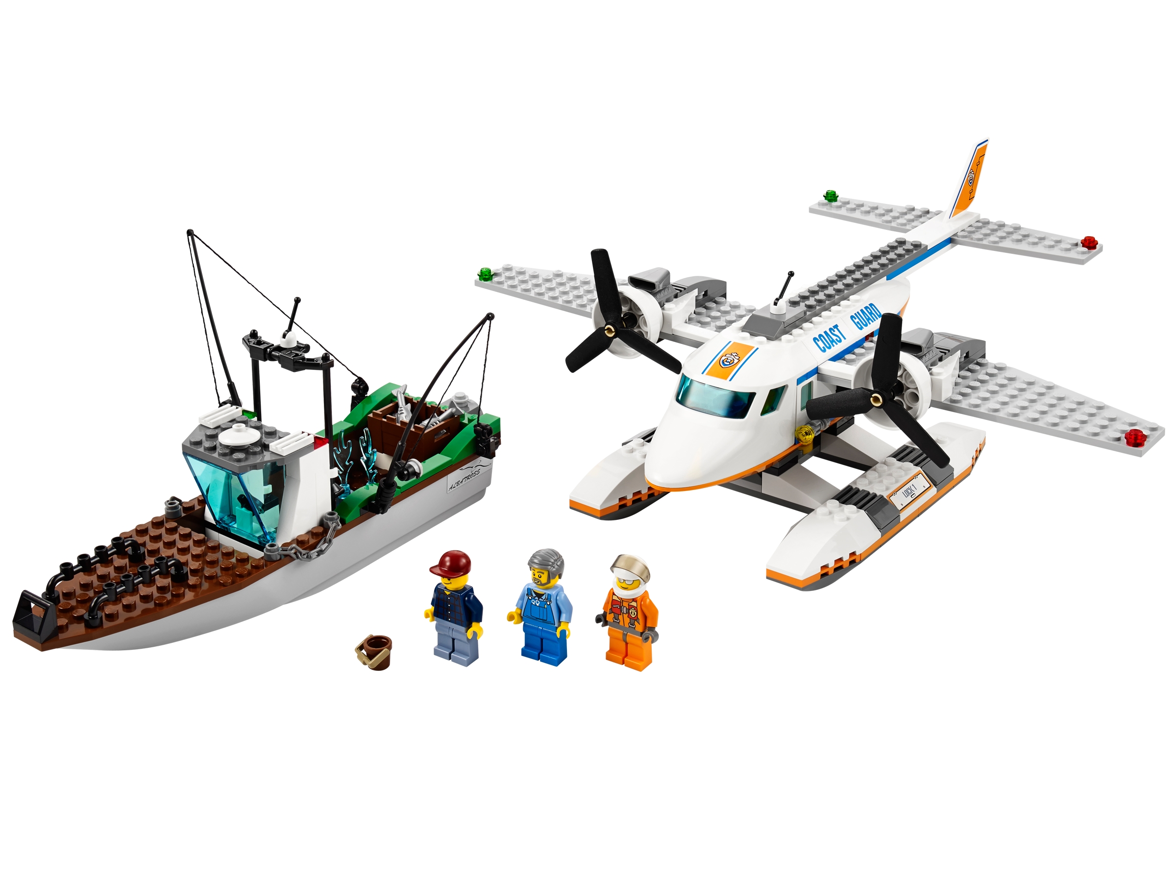LEGO set 60015-1 Coast Guard Plane - Image 1