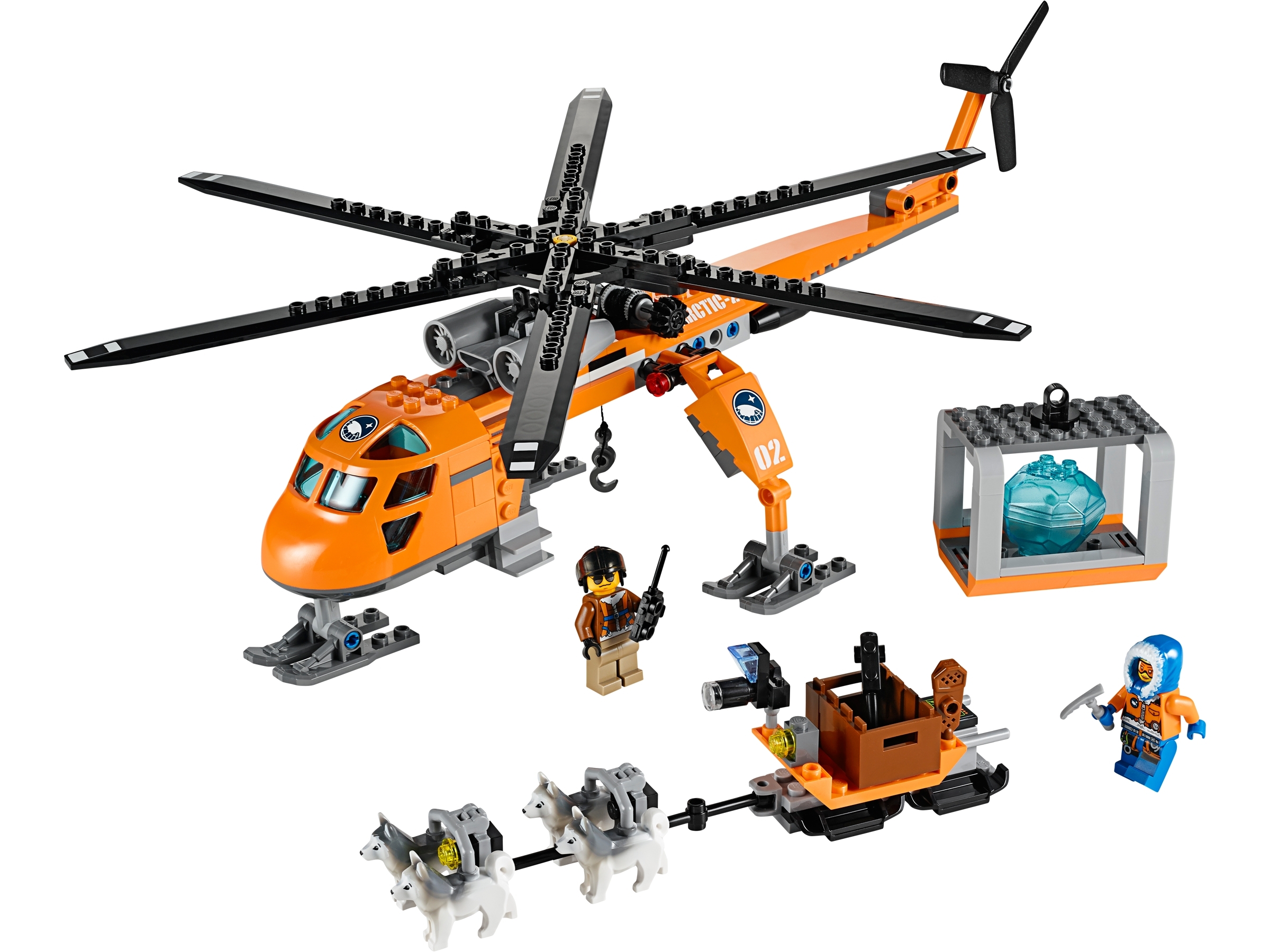LEGO set 60034-1 Arctic Helicrane - Image 1