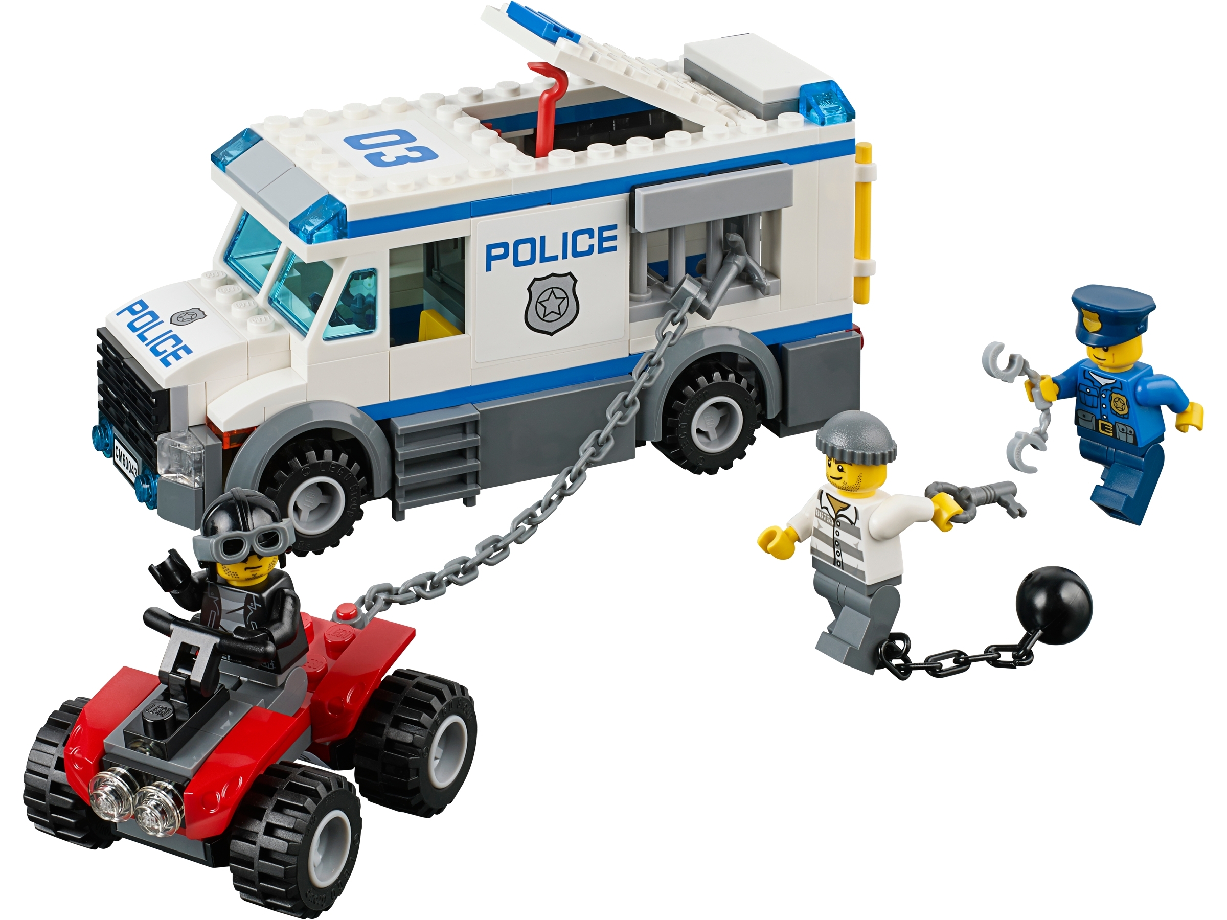 LEGO set 60043-1 Prisoner Transporter - Image 1