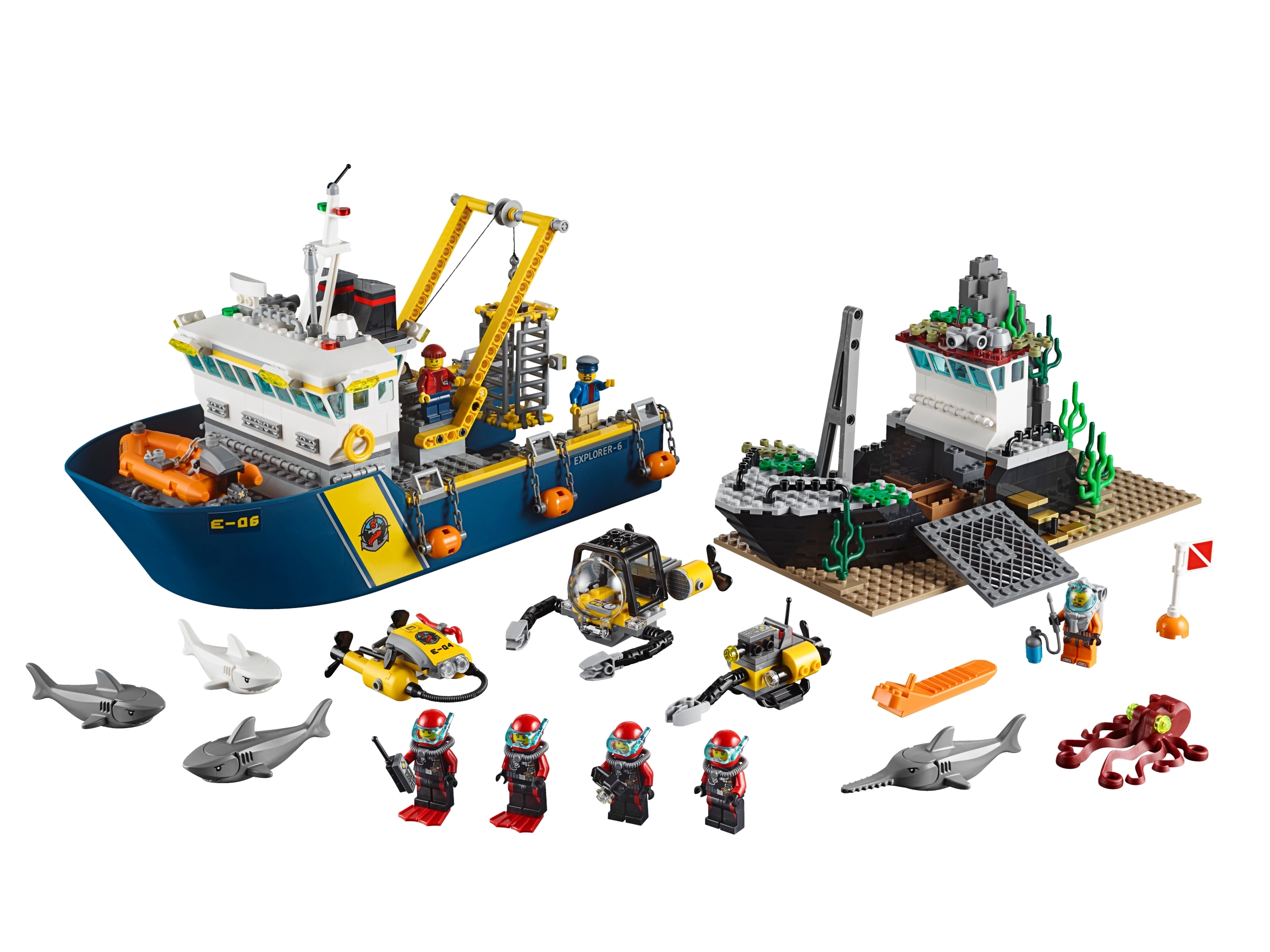 LEGO set 60095-1 Deep Sea Exploration Vessel - Image 1