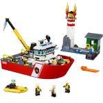LEGO set 60109-1 Fire Boat - Image 1