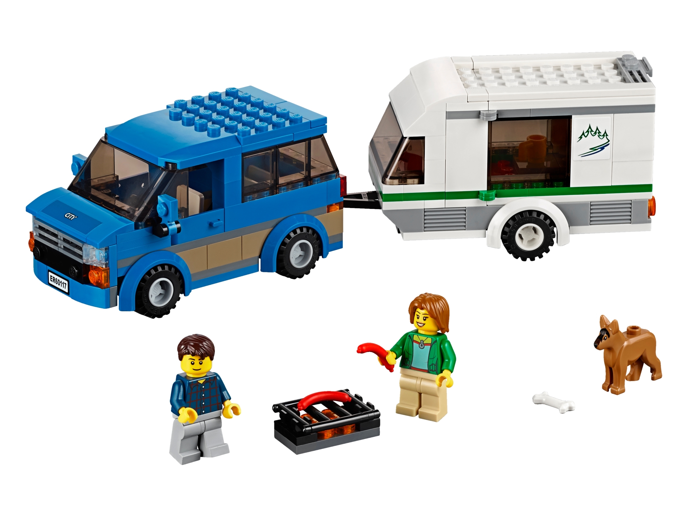 LEGO set 60117-1 Van & Caravan - Image 1