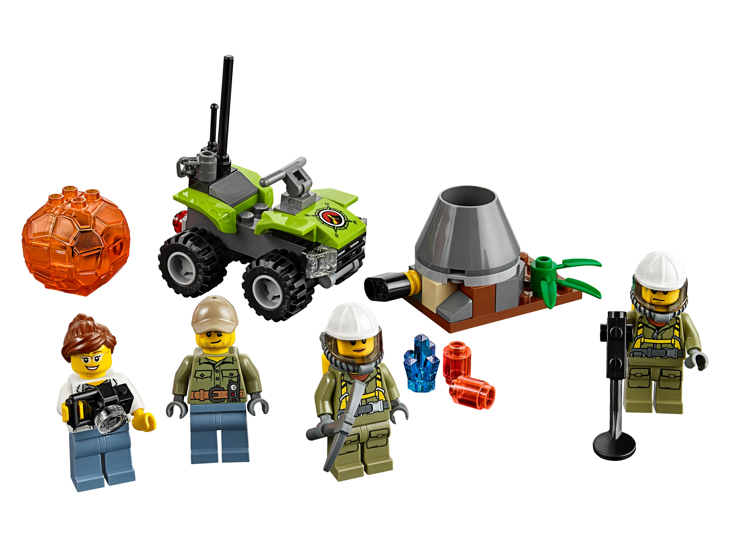 LEGO set 60120-1 Volcano Starter Set - Image 1