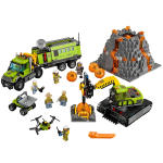 LEGO set 60124-1 Volcano Exploration Base - Image 1