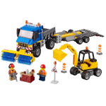 LEGO set 60152-1 Sweeper & Excavator - Image 1