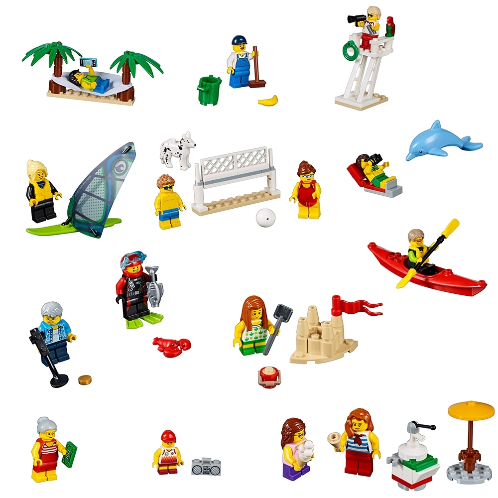 LEGO set 60153-1 People Pack - Fun At The Beach - Image 1