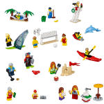 LEGO set 60153-1 People Pack - Fun At The Beach - Image 1