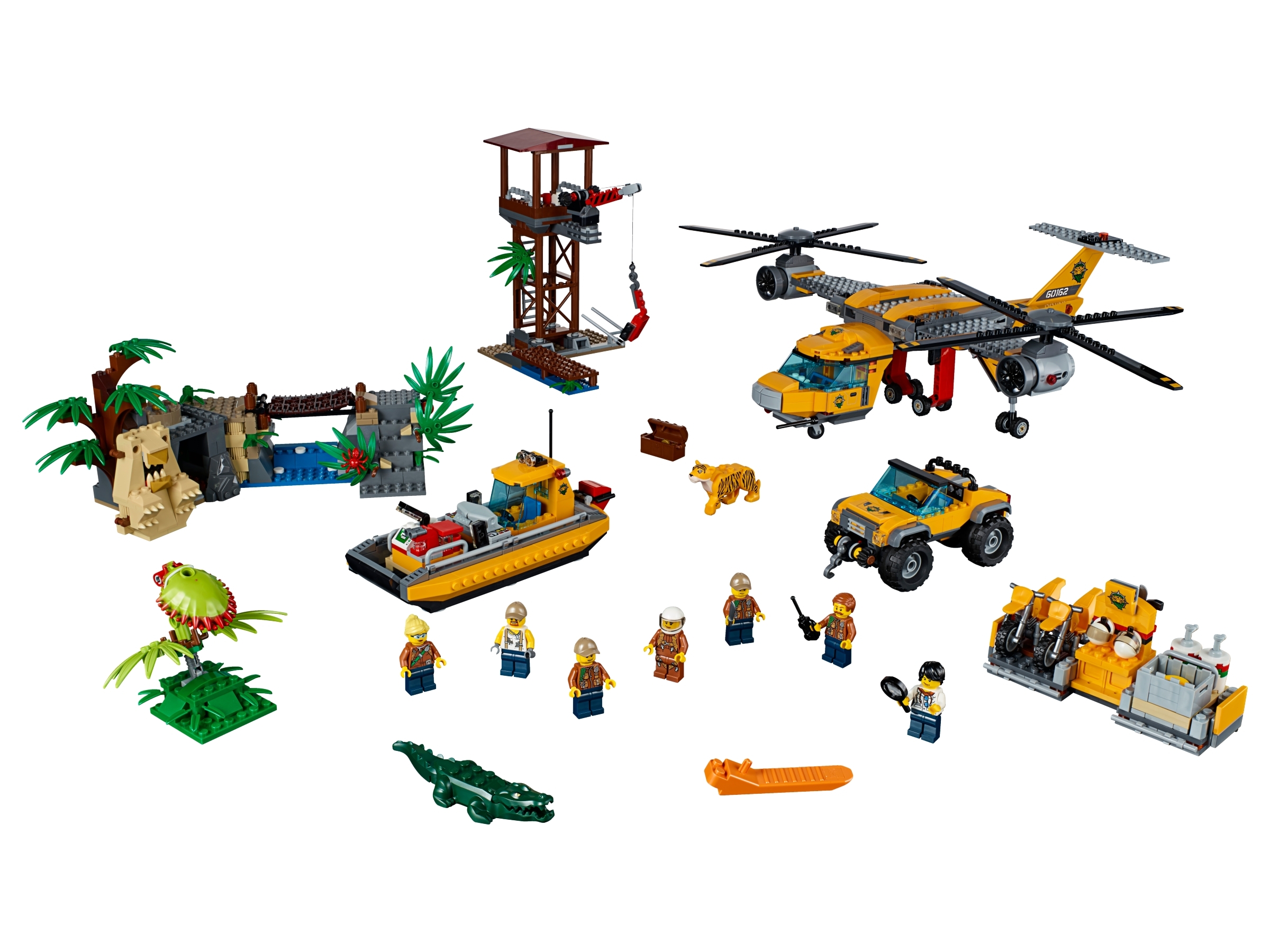 LEGO set 60162-1 Jungle Air Drop Helicopter - Image 1