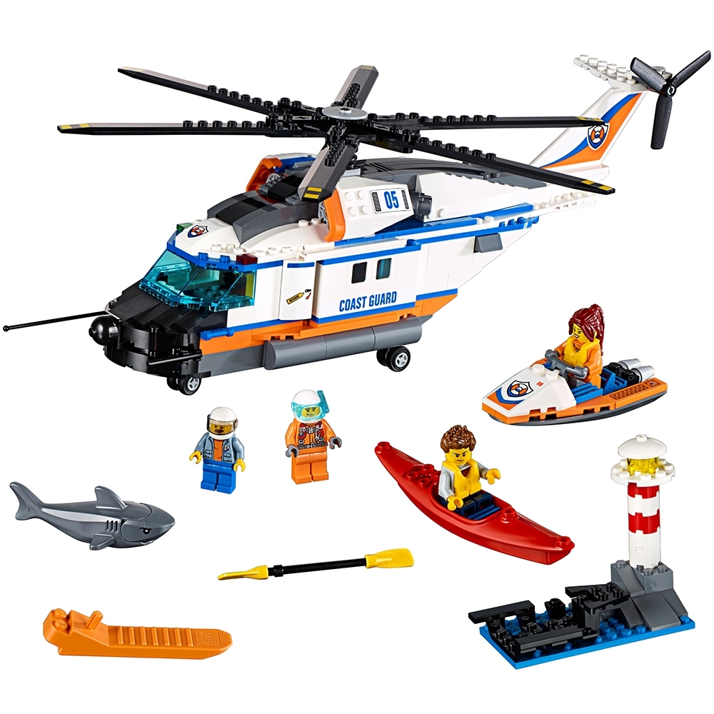 LEGO set 60166-1 Heavy-Duty Rescue Helicopter - Image 1