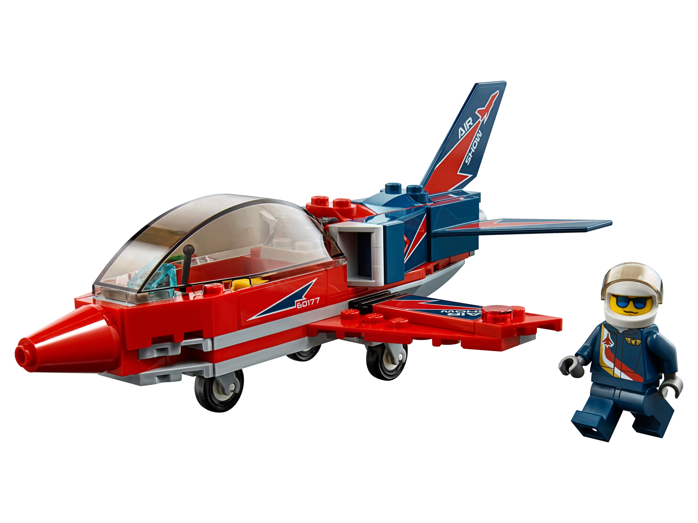 LEGO set 60177-1 Airshow Jet - Image 1