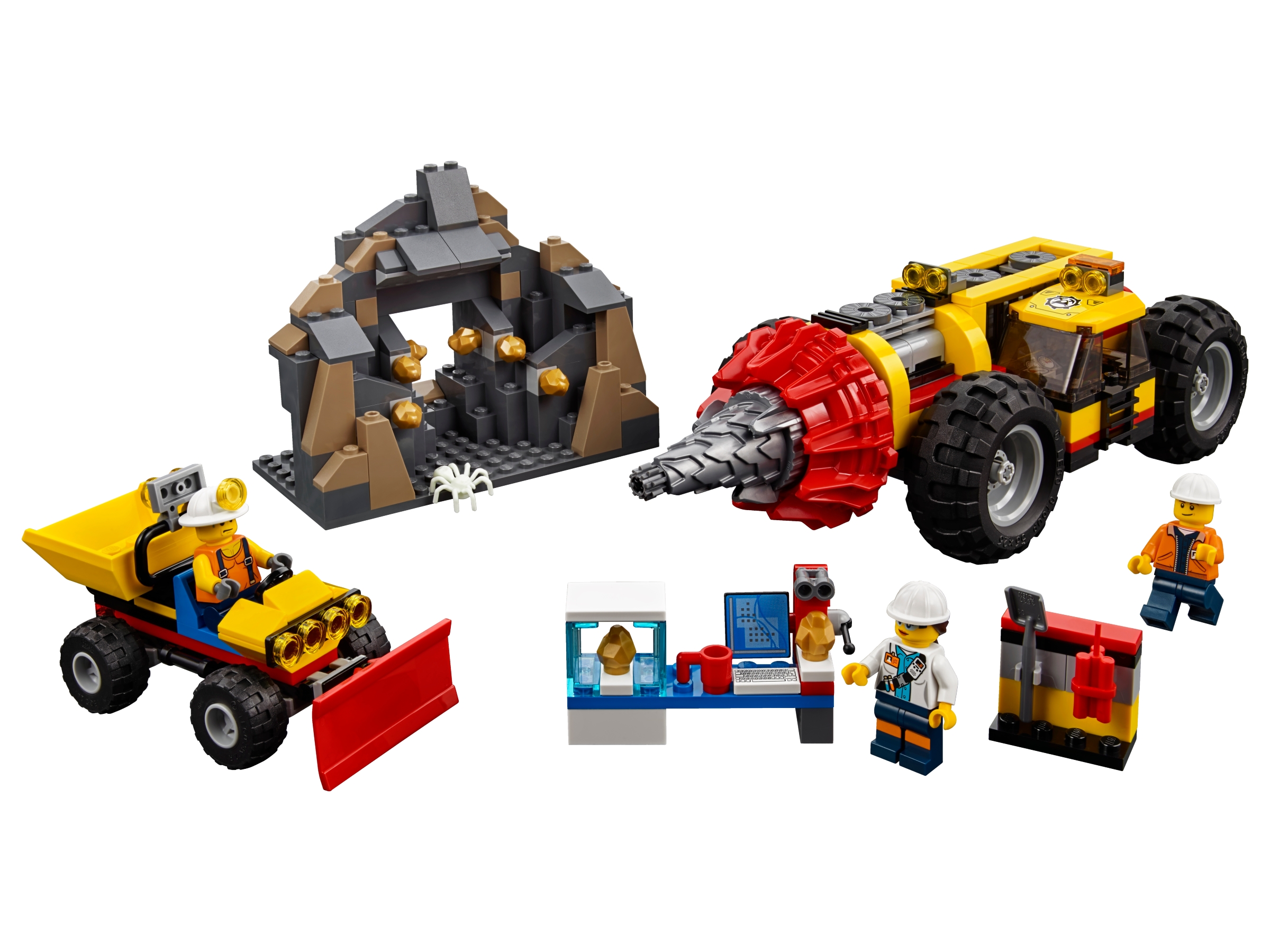LEGO set 60186-1 Mining Heavy Driller - Image 1