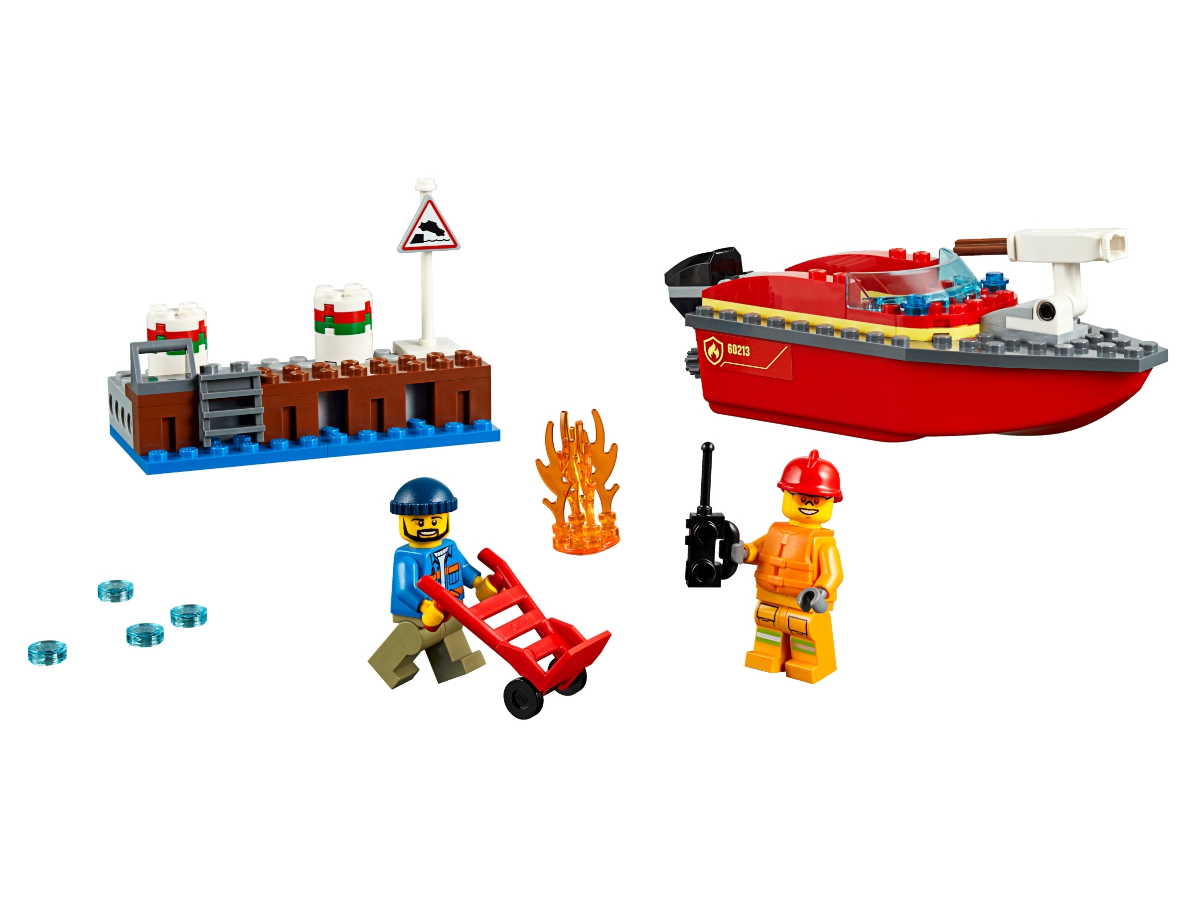 LEGO set 60213-1 Dock Side Fire - Image 1