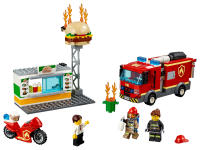 LEGO set 60214-1 Burger Bar Fire Rescue - Image 1