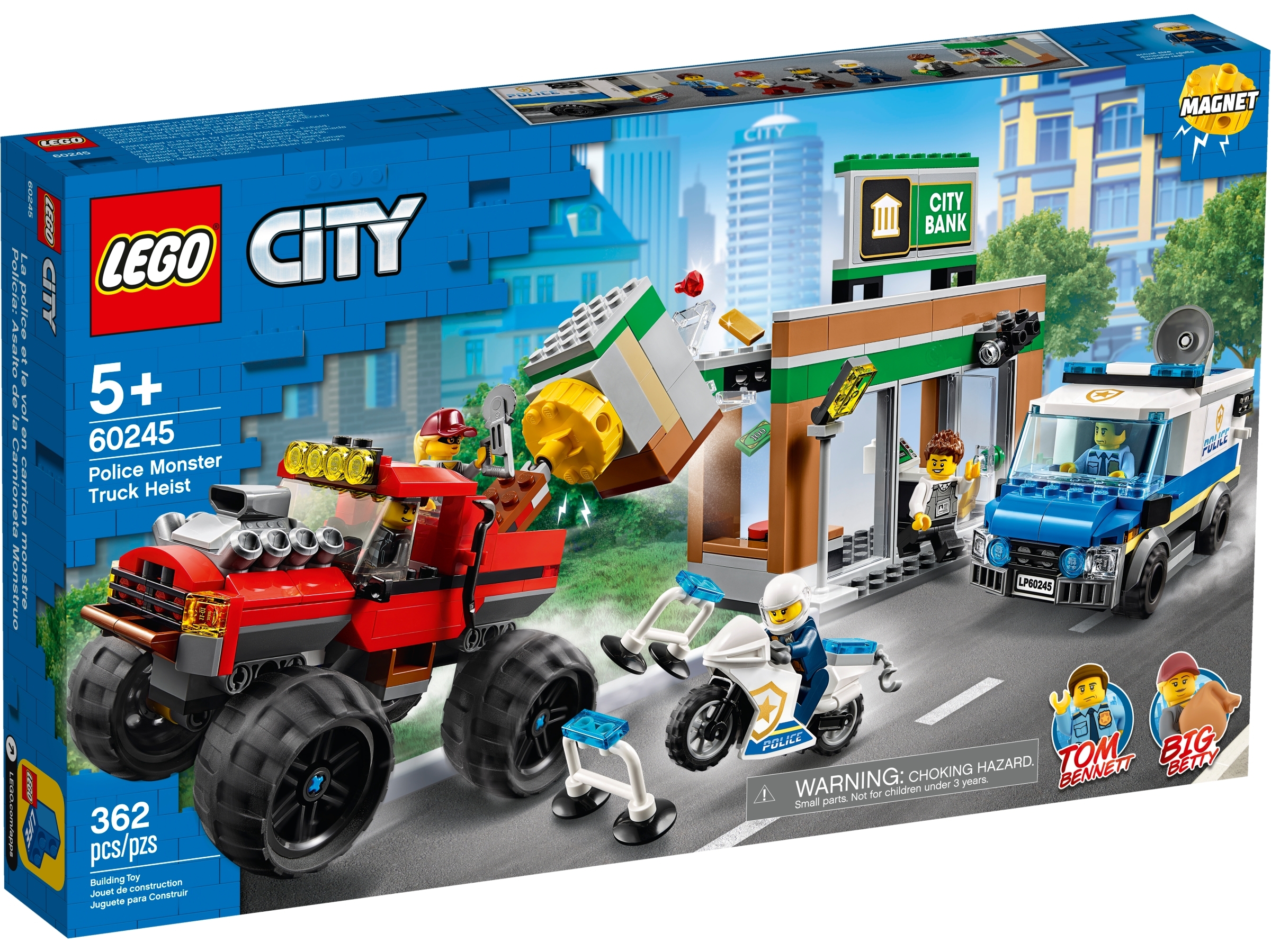 LEGO set 60245-1 Police Monster Truck Heist - Image 1