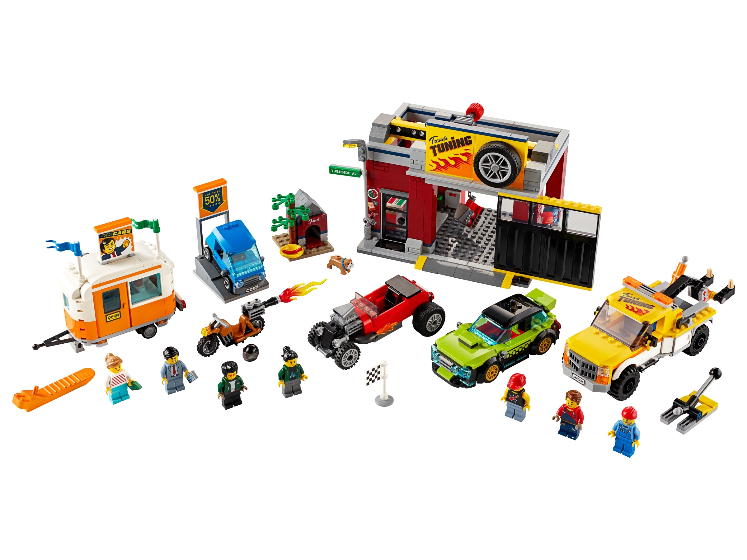 LEGO set 60258-1 Tuning Workshop - Image 1