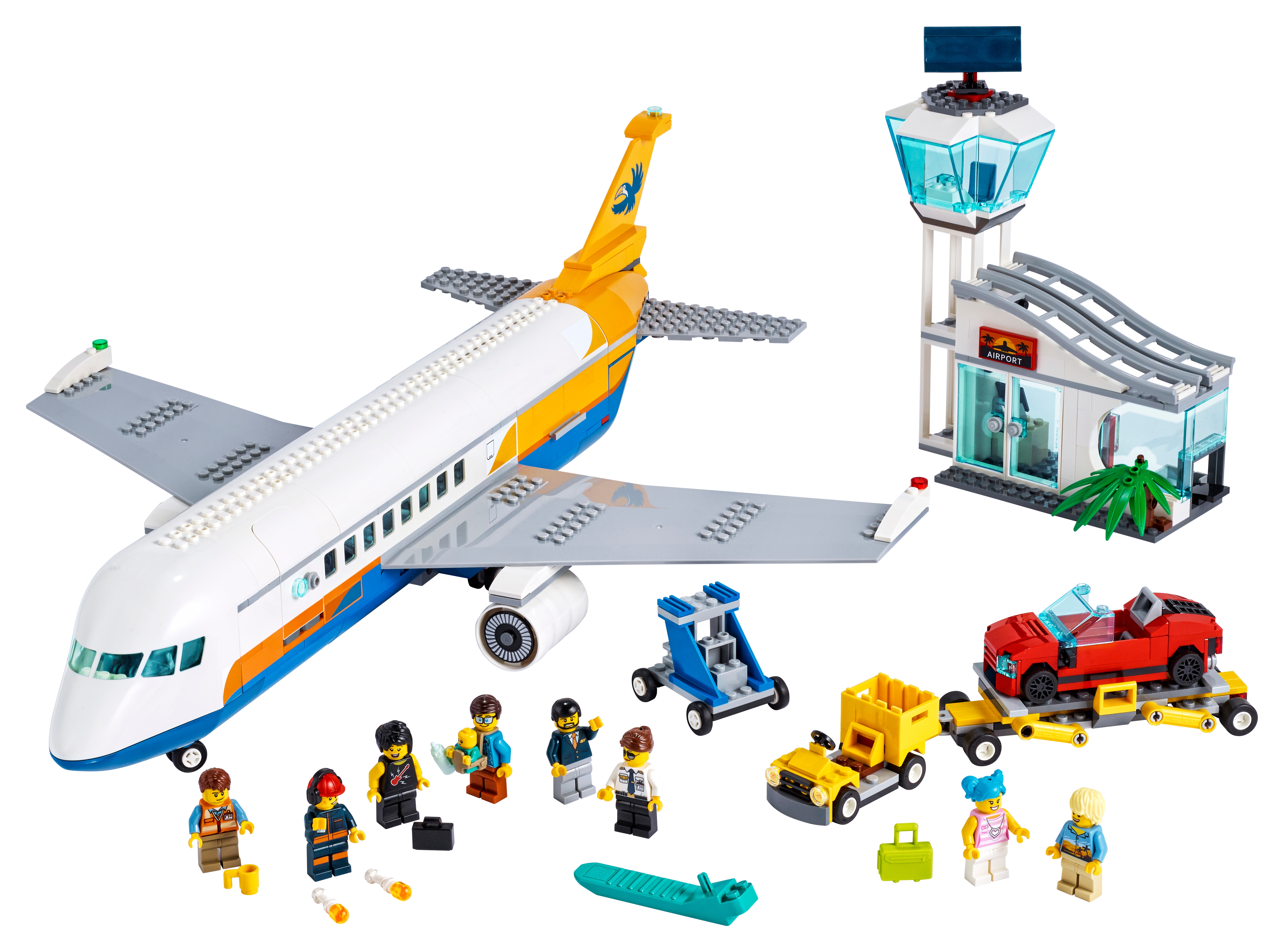 LEGO set 60262-1 Passenger Airplane - Image 1