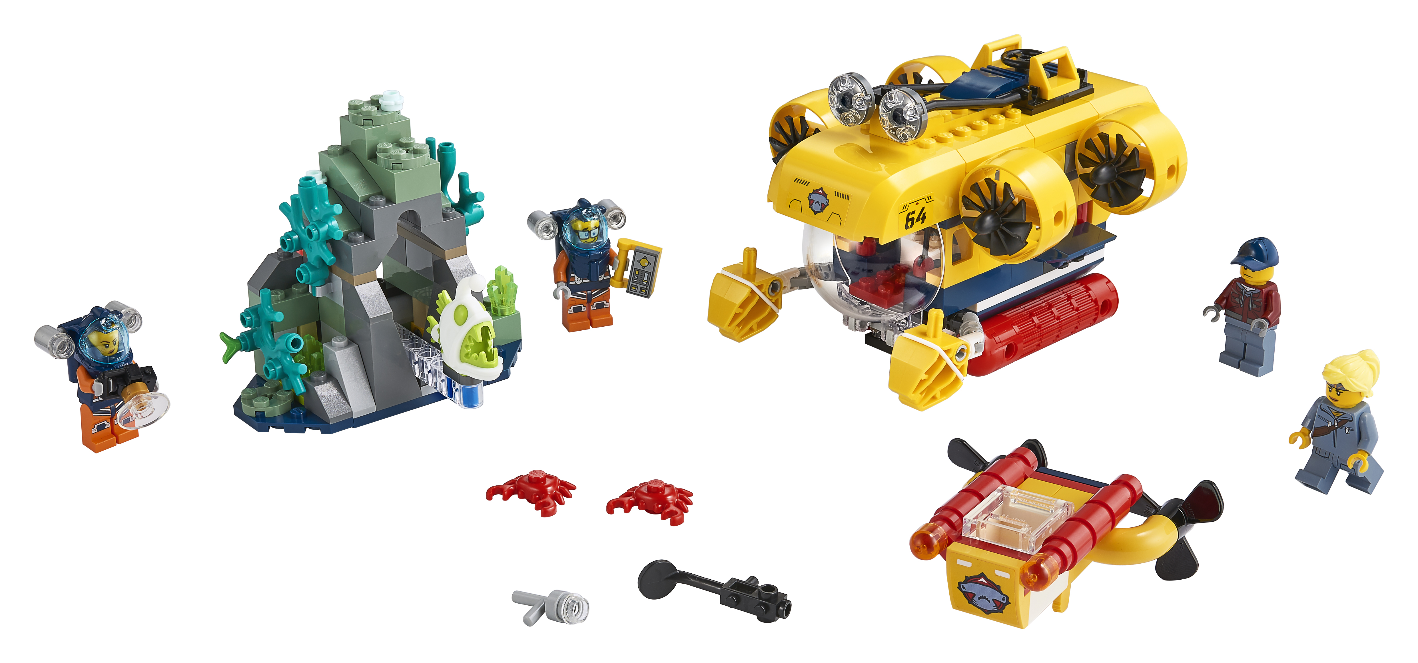 LEGO set 60264-1 Ocean Exploration Submarine - Image 1