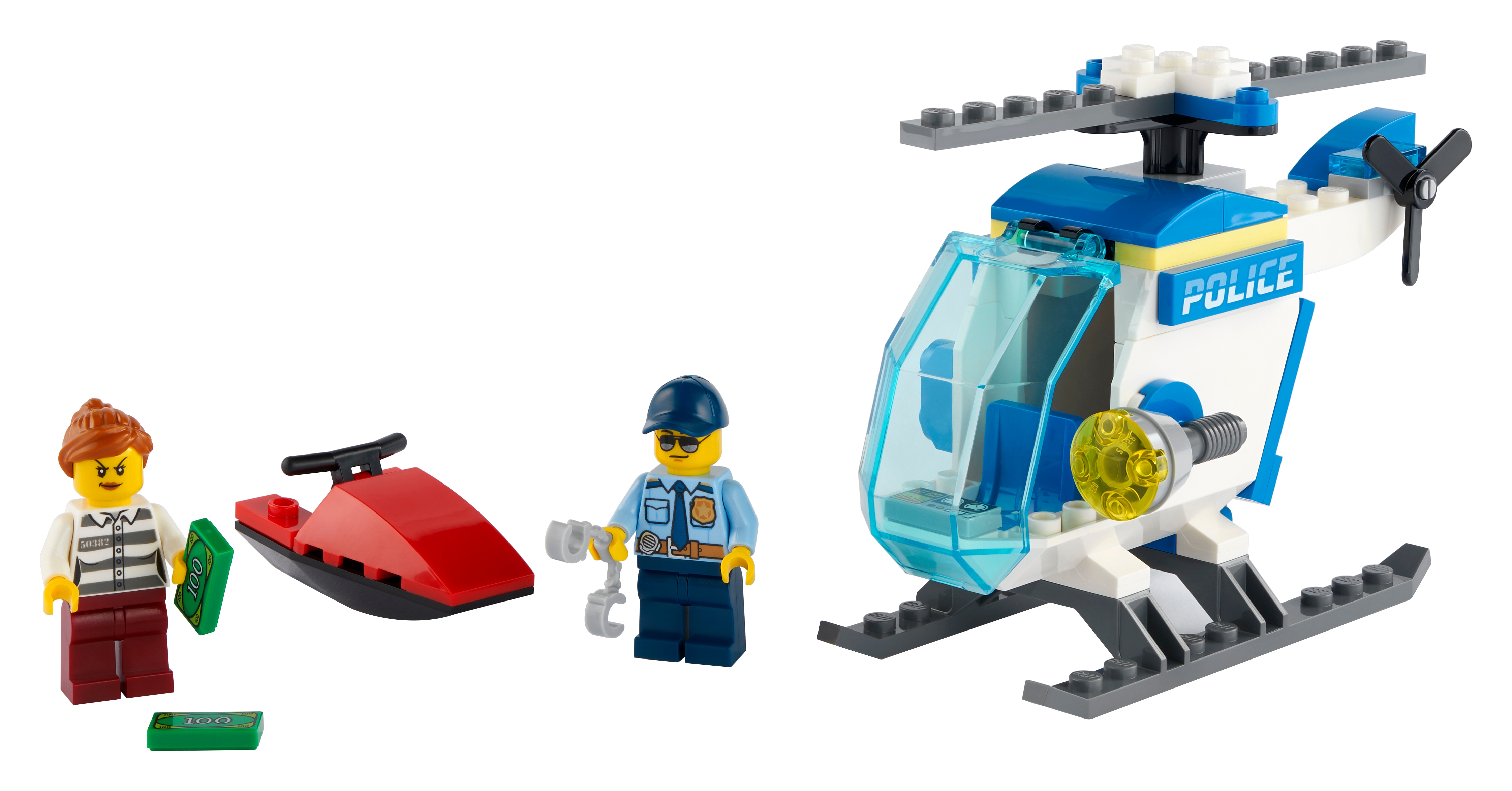 LEGO set 60275-1 Police Helicopter - Image 1