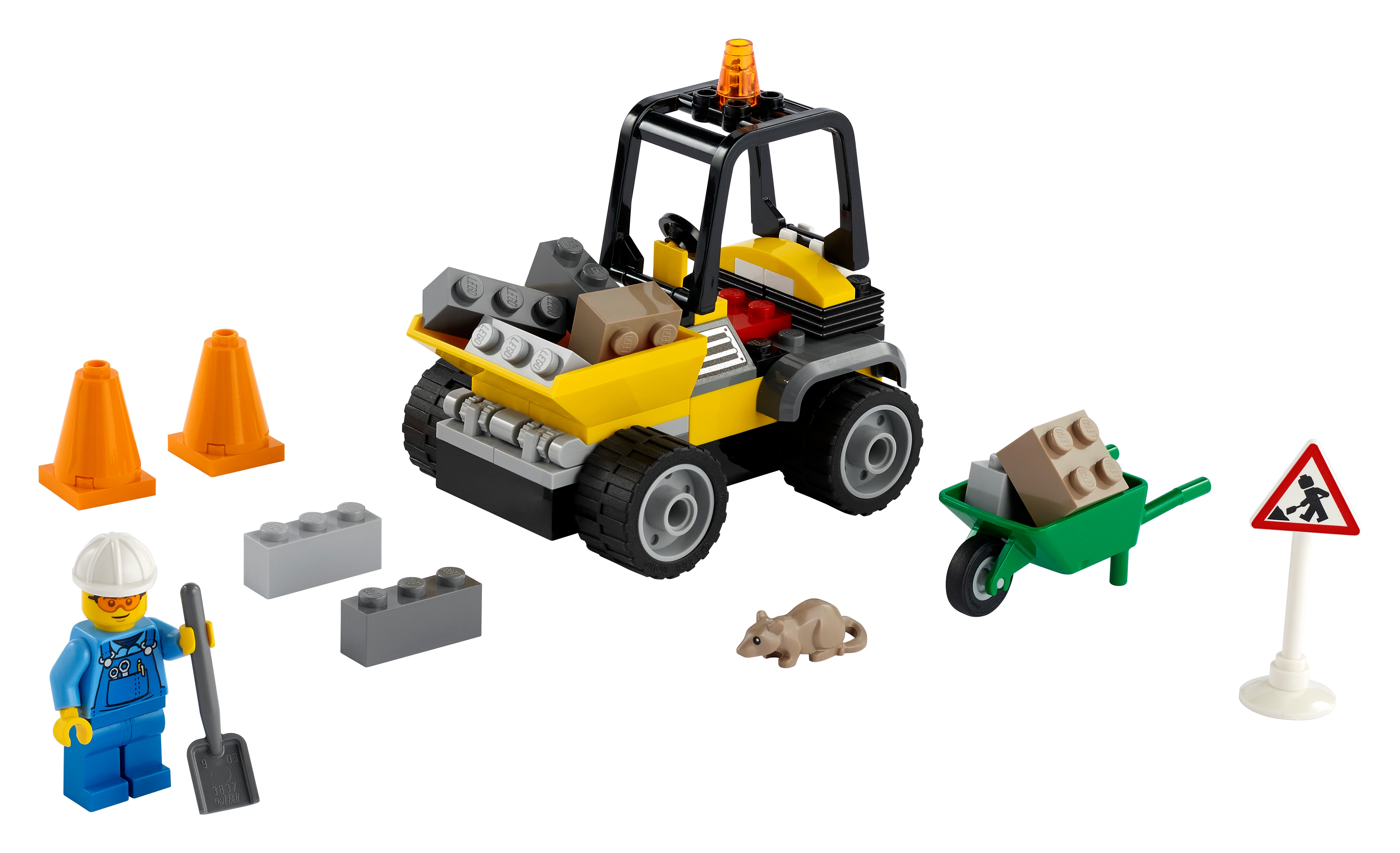 LEGO set 60284-1 Roadwork Truck - Image 1