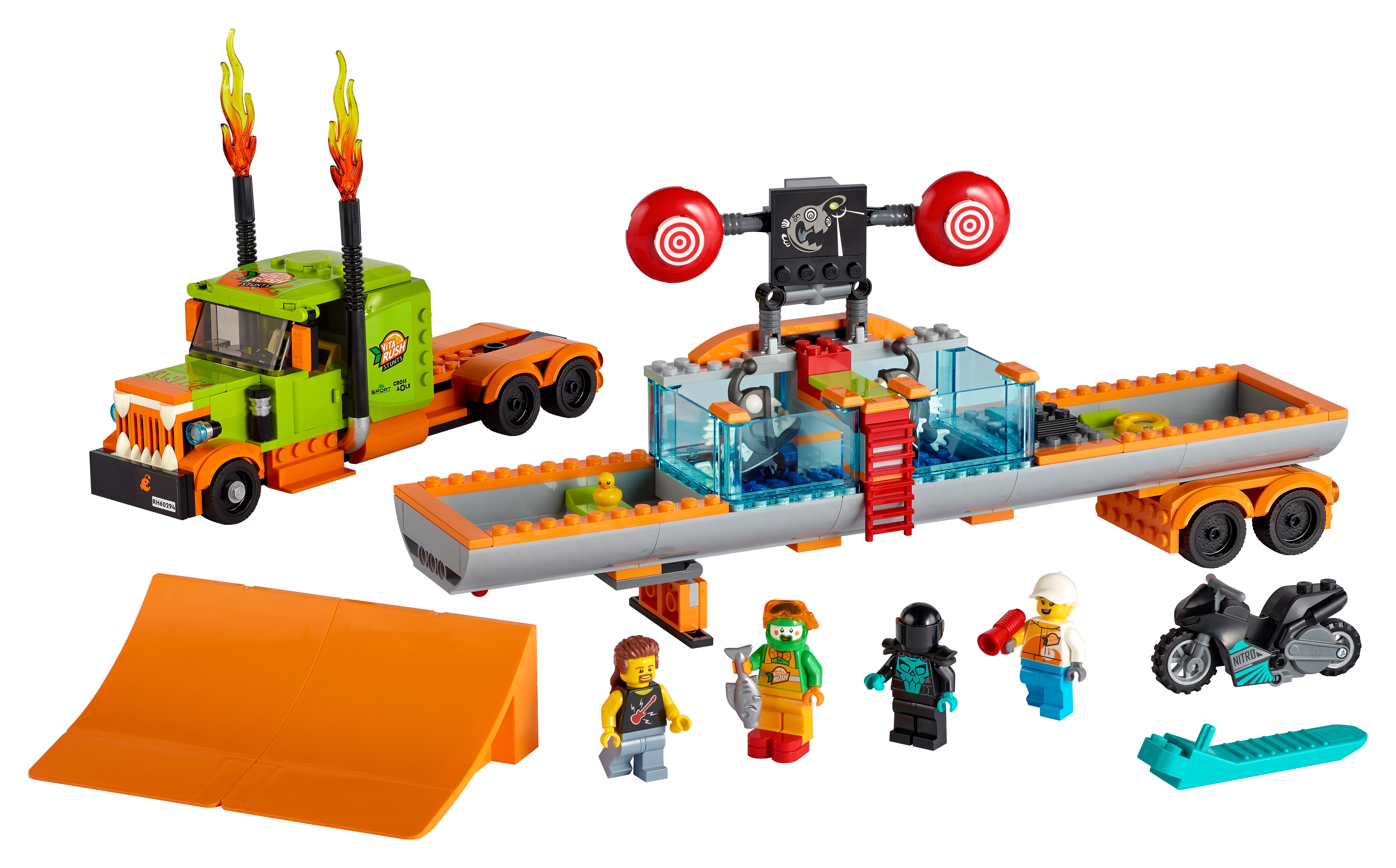 LEGO set 60294-1 Stunt Show Truck - Image 1