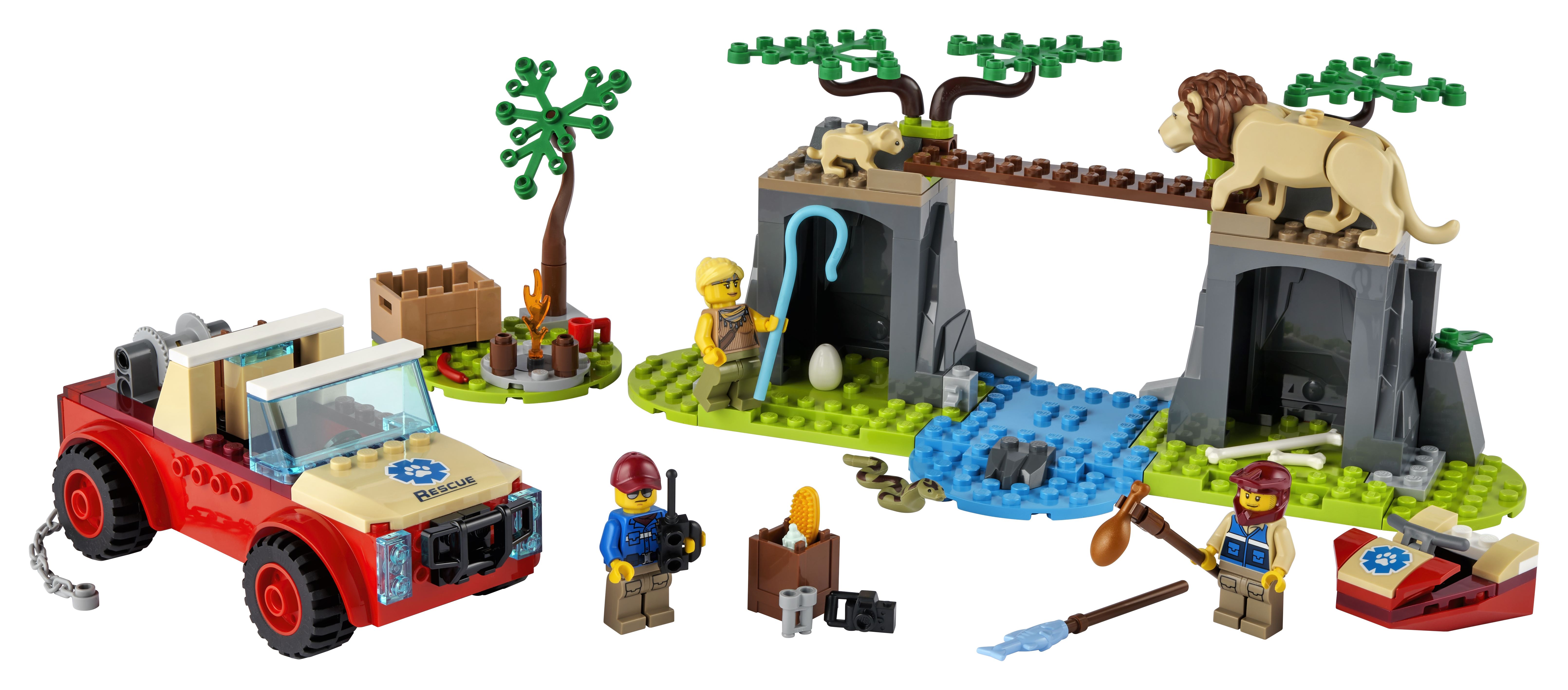 LEGO set 60301-1 Wildlife Rescue Off-Roader - Image 1