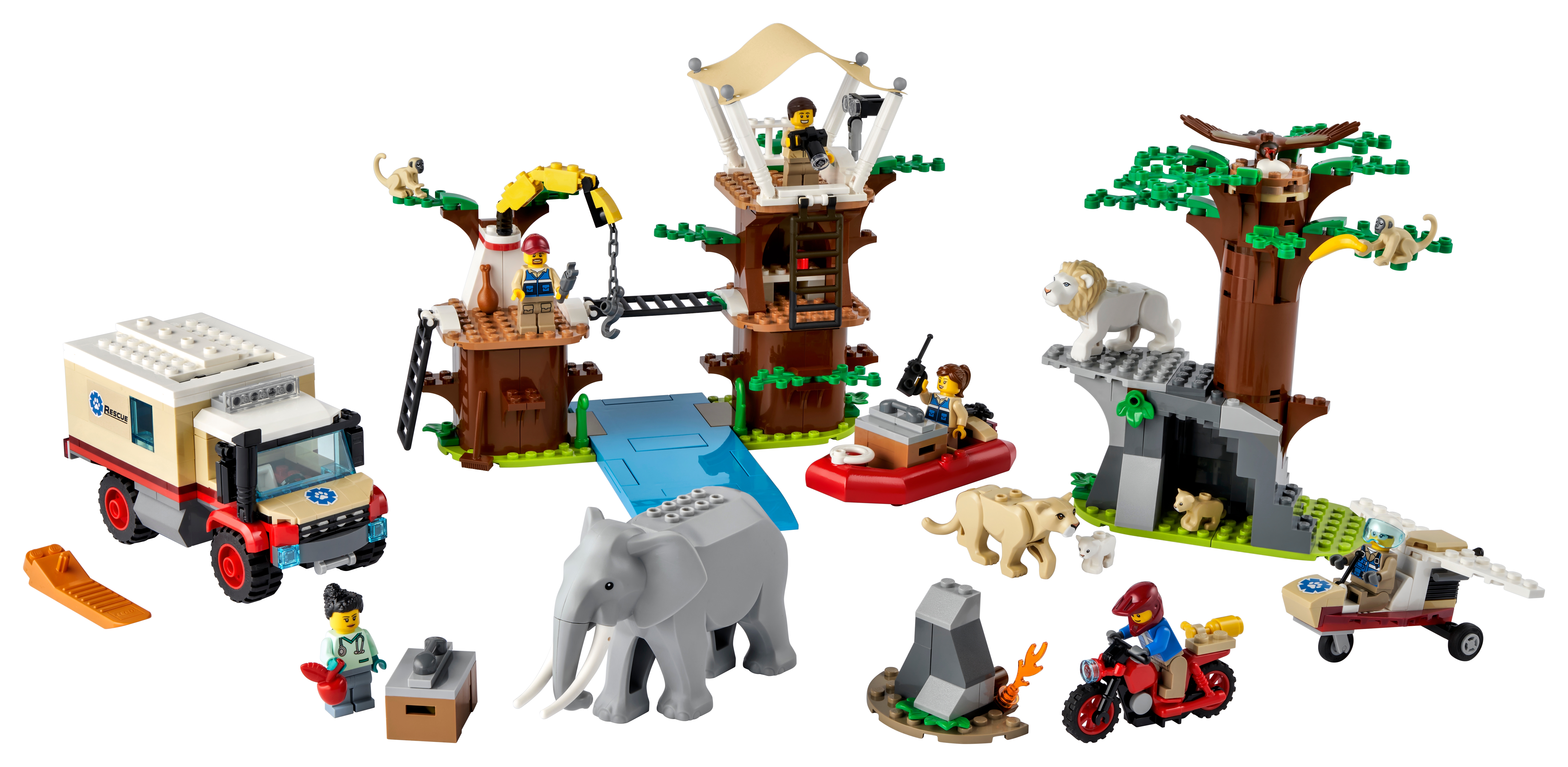 LEGO set 60307-1 Wildlife Rescue Camp - Image 1