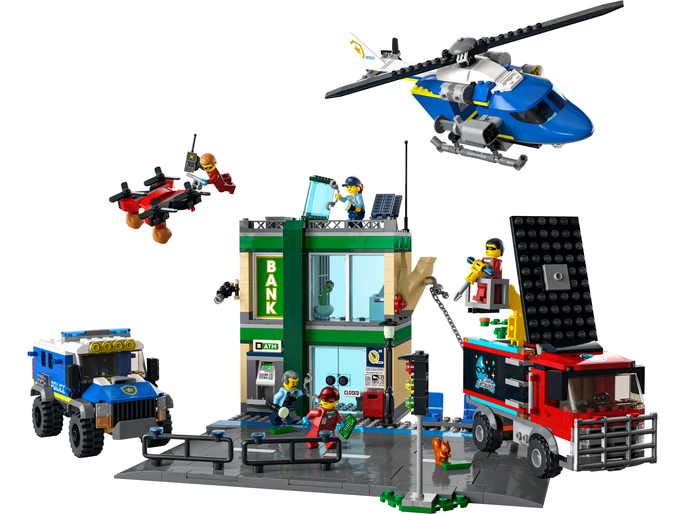 LEGO set 60317-1 Police Chase at the Bank - Image 1