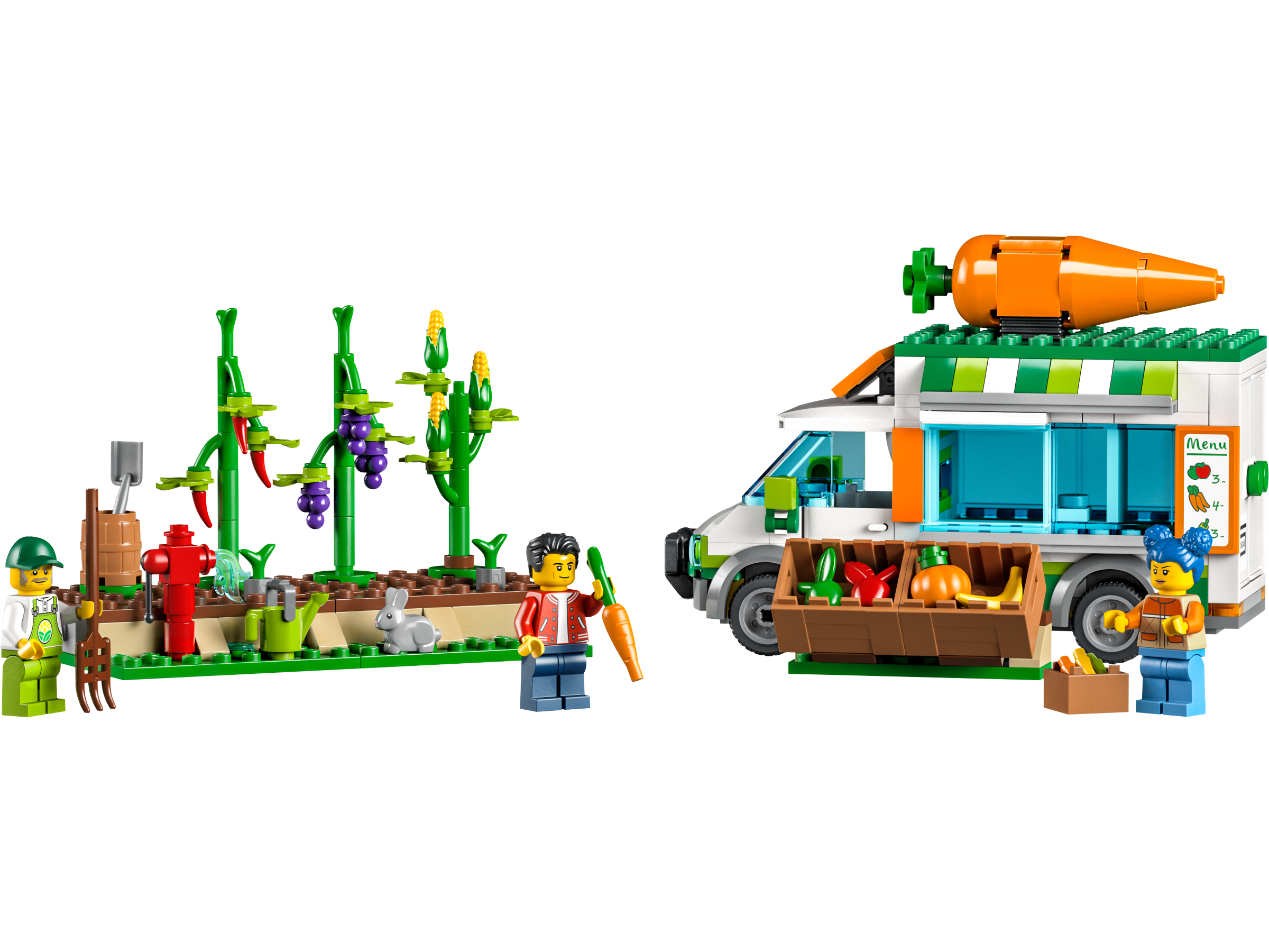 LEGO set 60345-1 Farmers Market Van - Image 1
