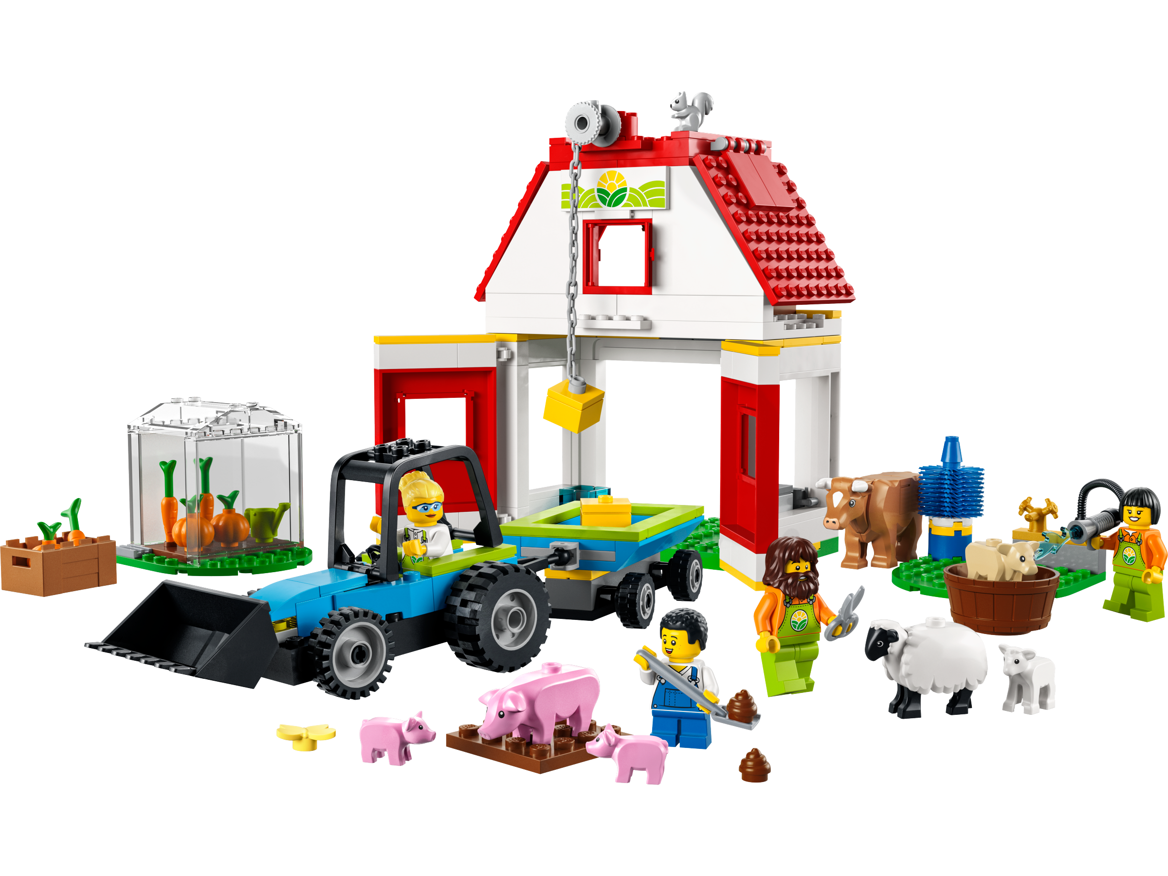 LEGO set 60346-1 Barn & Farm Animals - Image 1