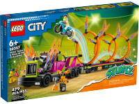 LEGO set 60357-1 Stunt Truck & Ring of Fire Challenge - Image 2