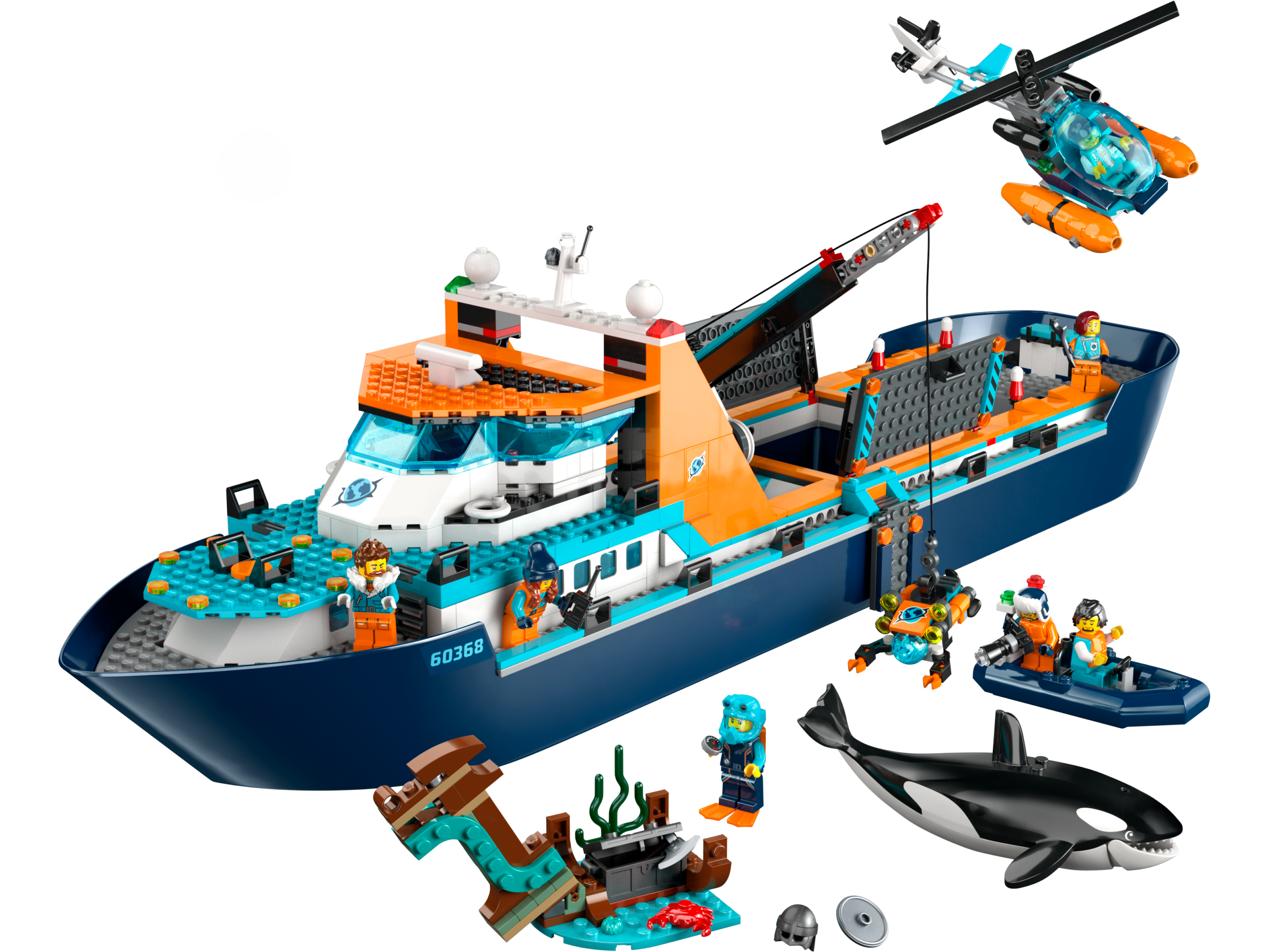 LEGO set 60368-1 Arctic Explorer Ship - Image 1