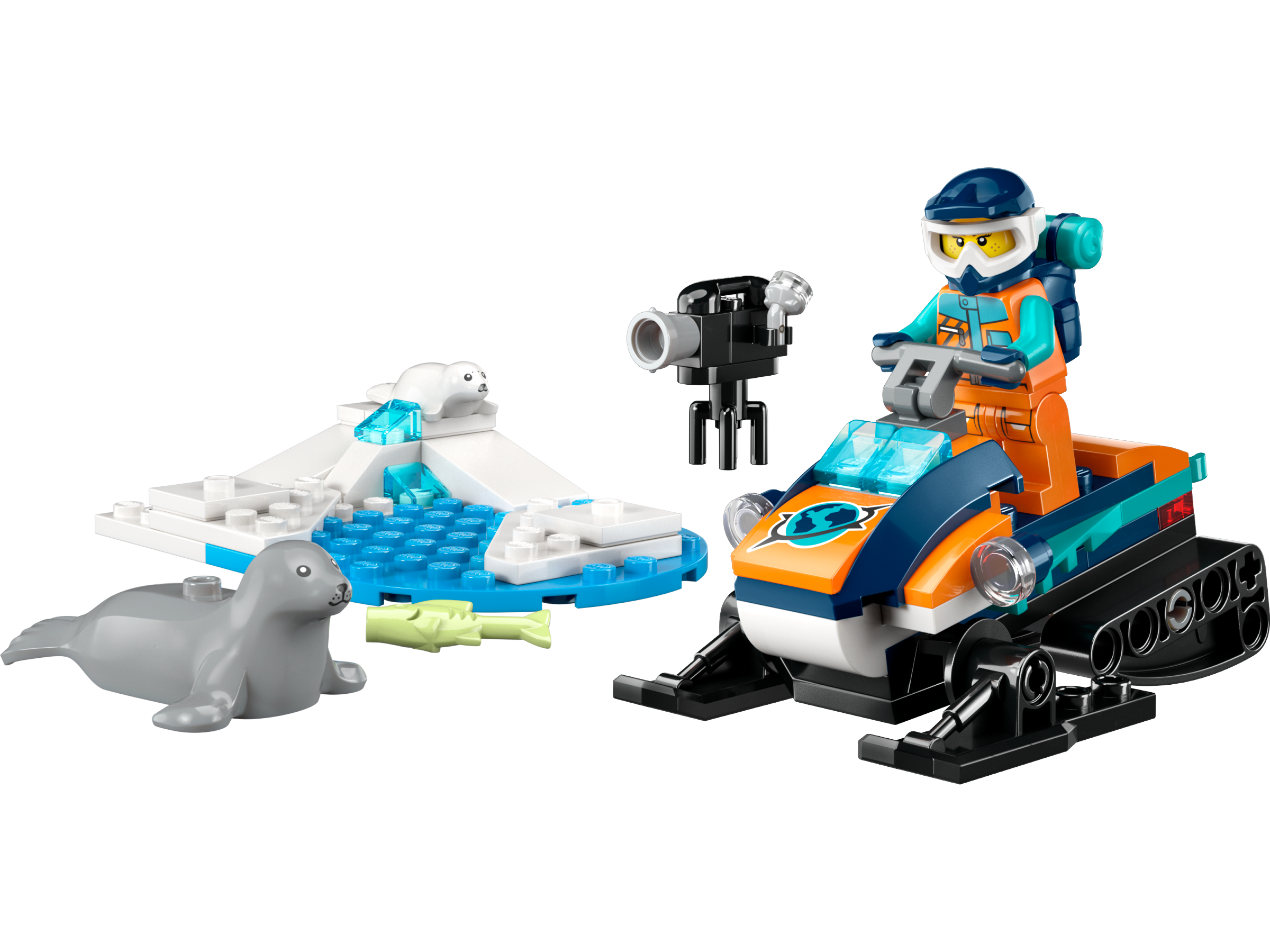 LEGO set 60376-1 Arctic Explorer Snowmobile - Image 1