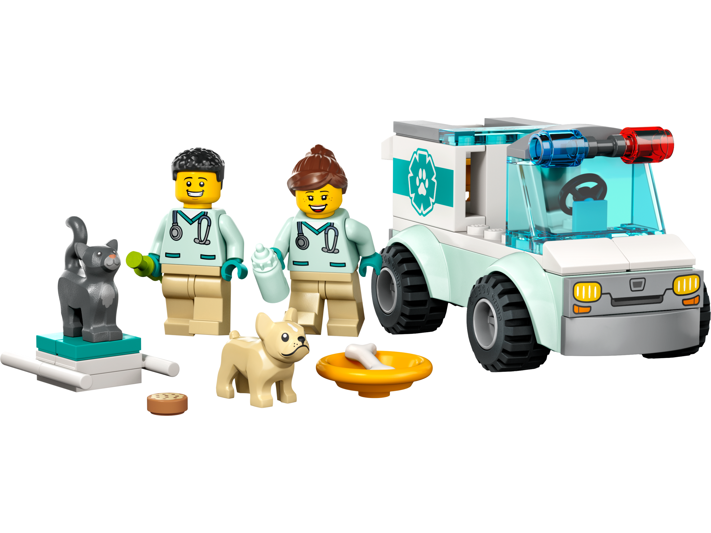 LEGO set 60382-1 Vet Van Rescue - Image 1