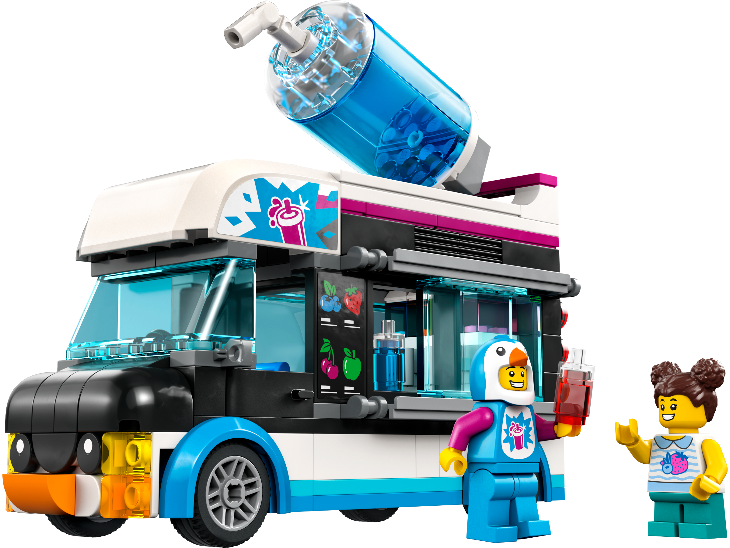 LEGO set 60384-1 Penguin Slushy Van - Image 1