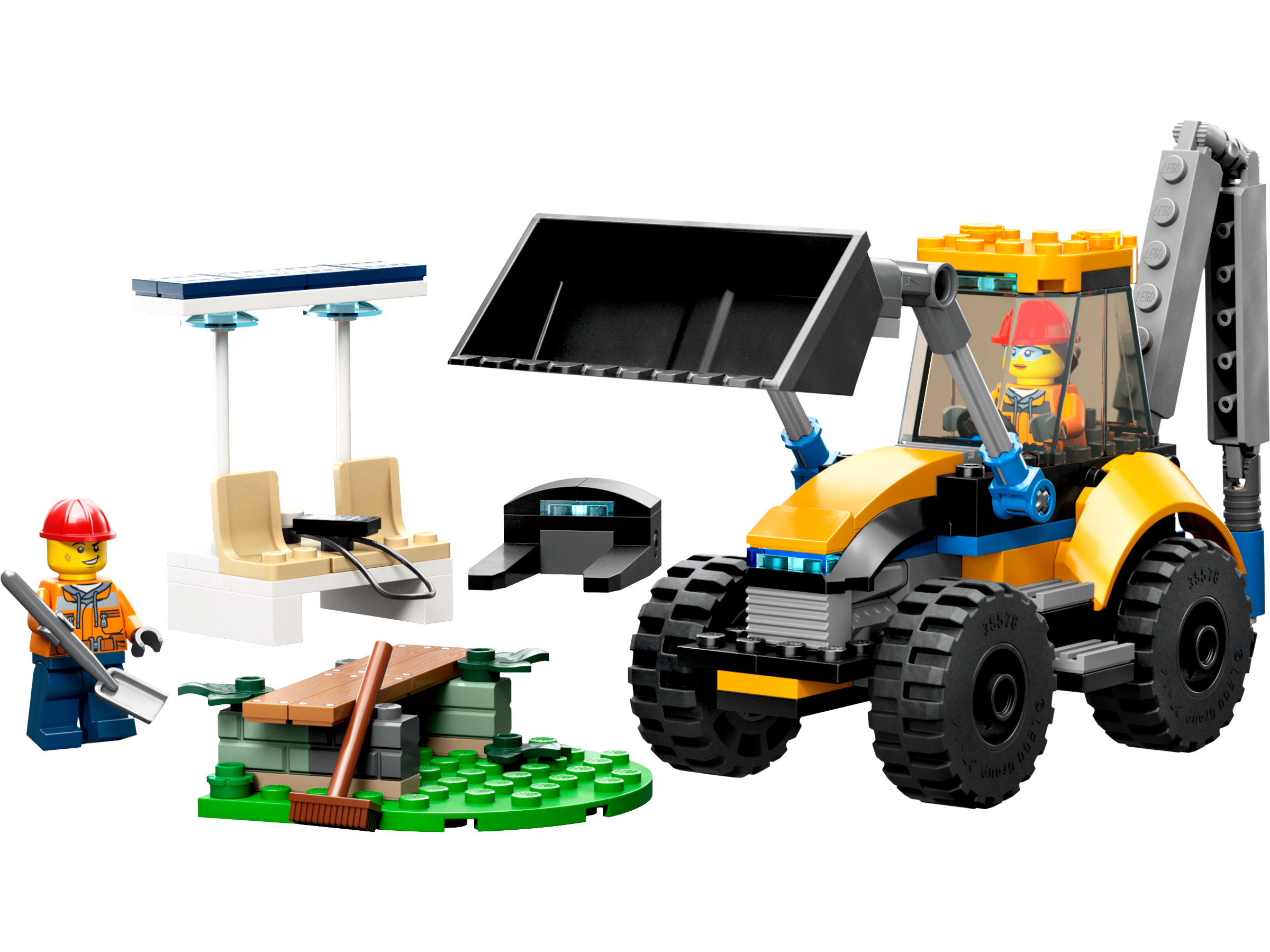 LEGO set 60385-1 Construction Digger - Image 1
