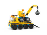 LEGO set 60391-1 Construction Trucks and Wrecking Ball Crane - Image 4