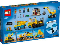LEGO set 60391-1 Construction Trucks and Wrecking Ball Crane - Image 6